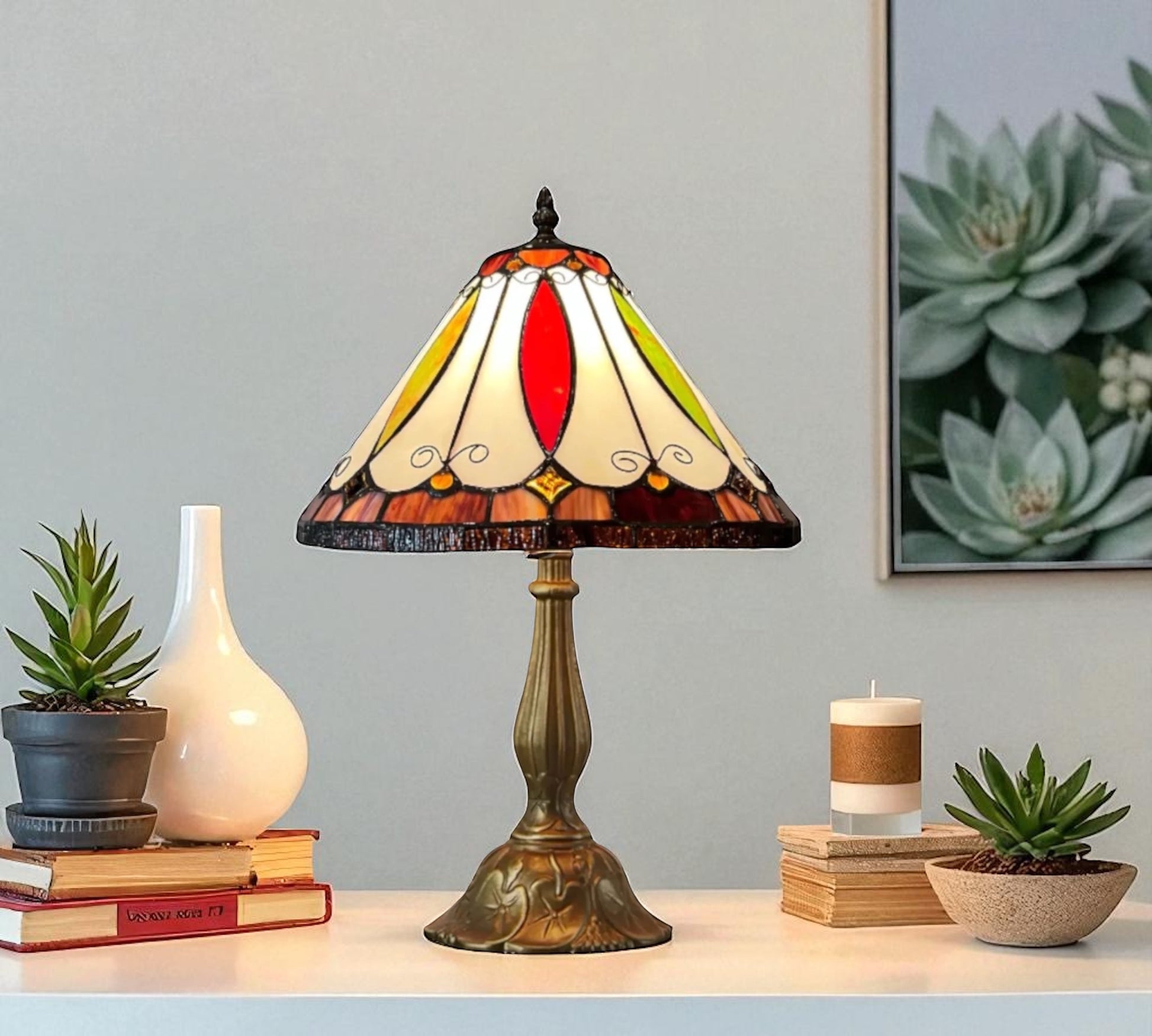CDH 12" Tiffany Table Lamp (12002)