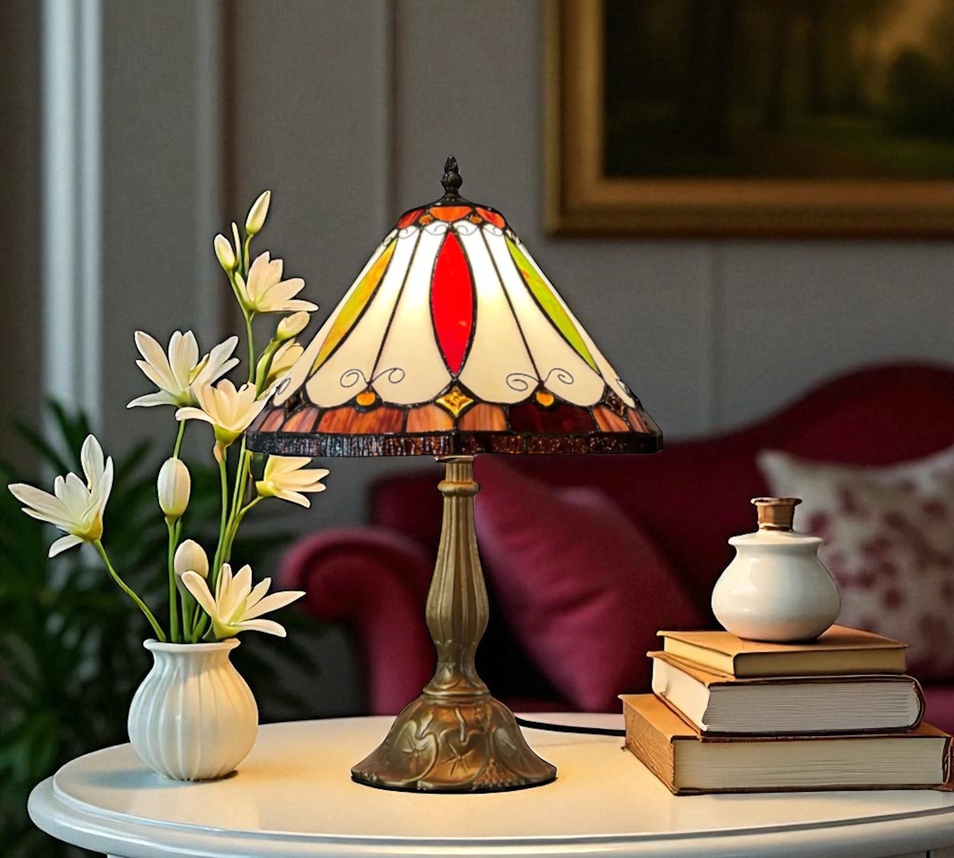 CDH 12" Tiffany Table Lamp (12002)
