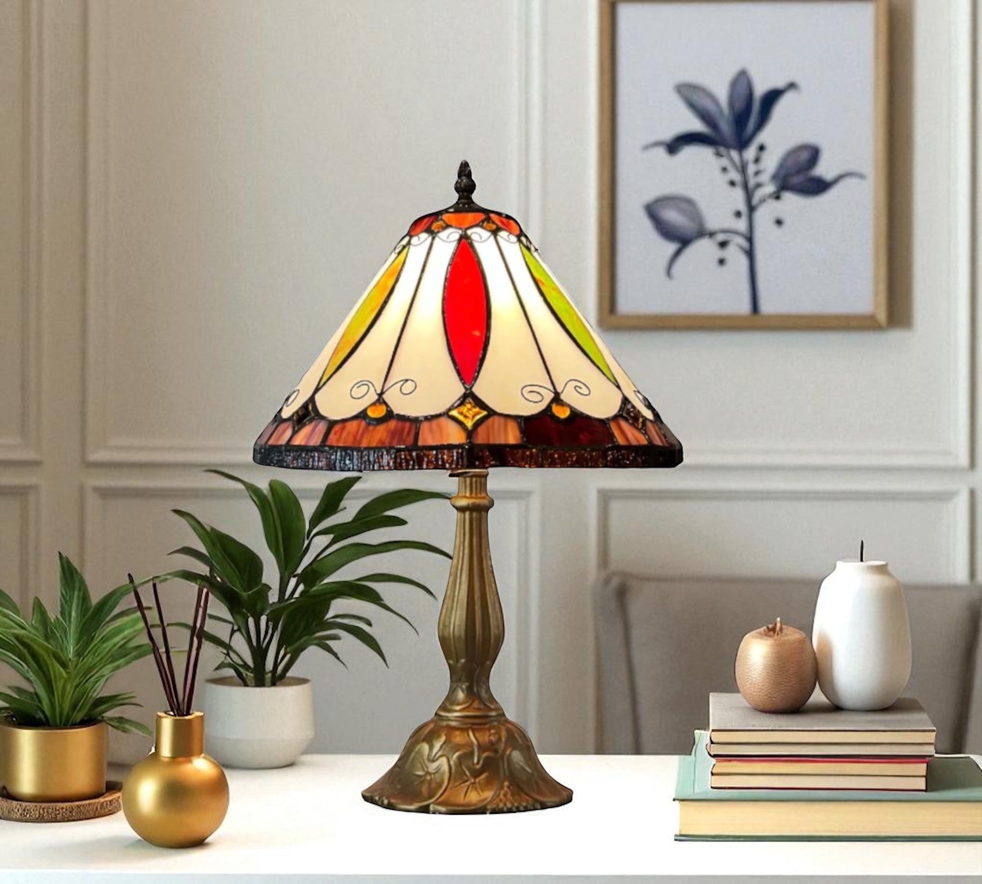 CDH 12" Tiffany Table Lamp (12002)