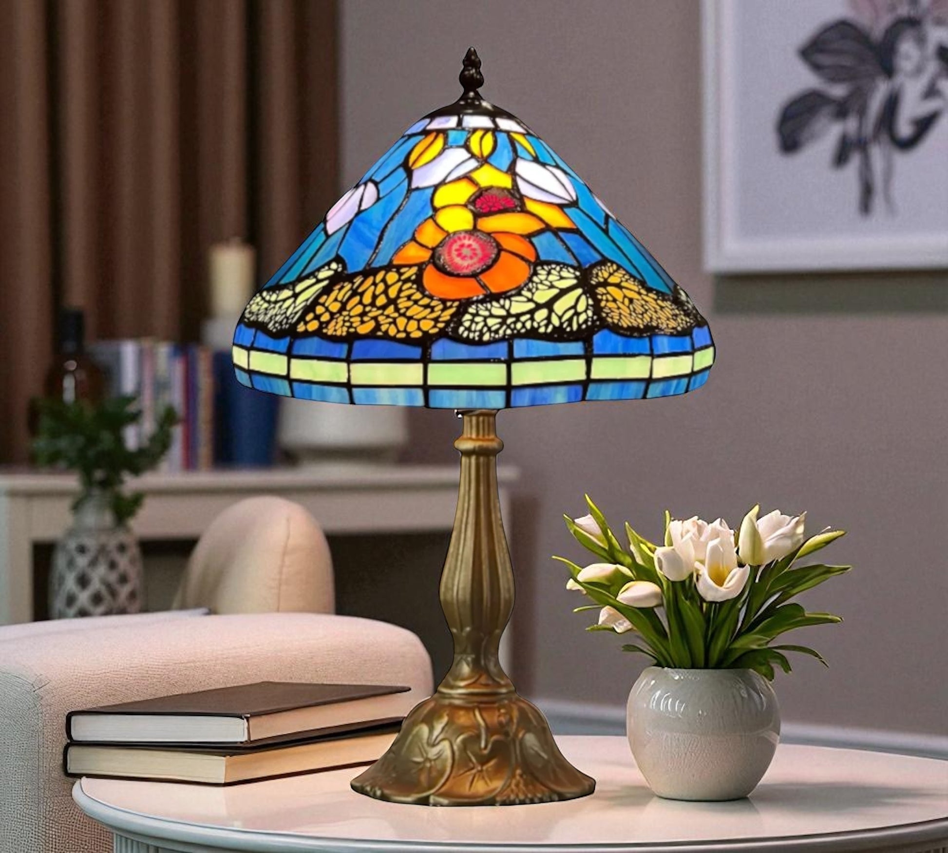 CDH 12" Tiffany Table Lamp (12003)