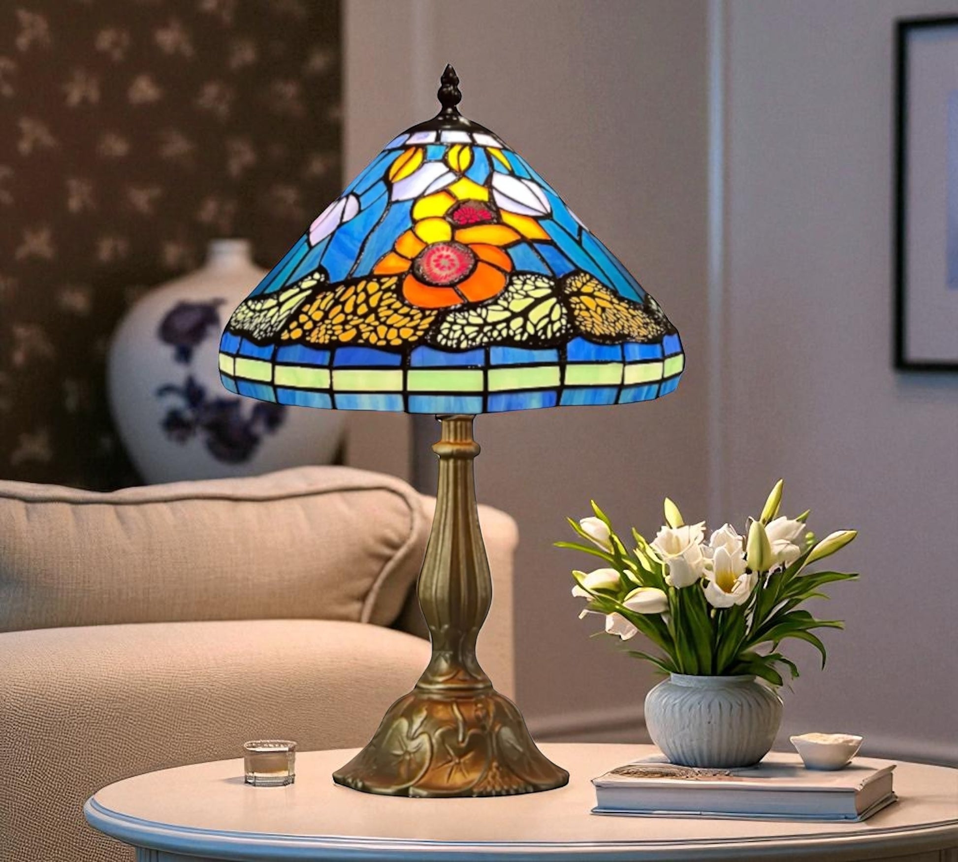 CDH 12" Tiffany Table Lamp (12003)