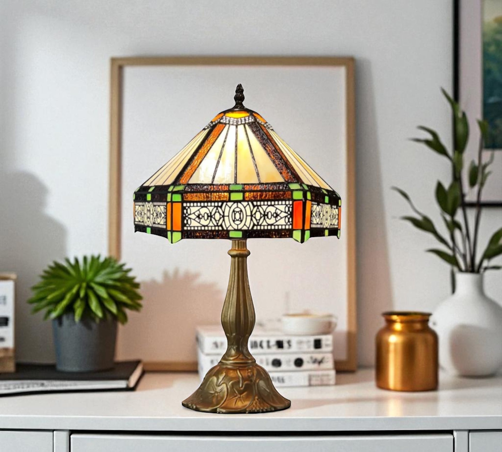 CDH 12" Tiffany Table Lamp (12004)