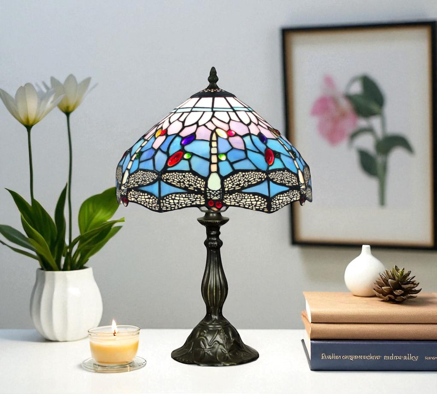 CDH 12" Tiffany Table Lamp (12005)