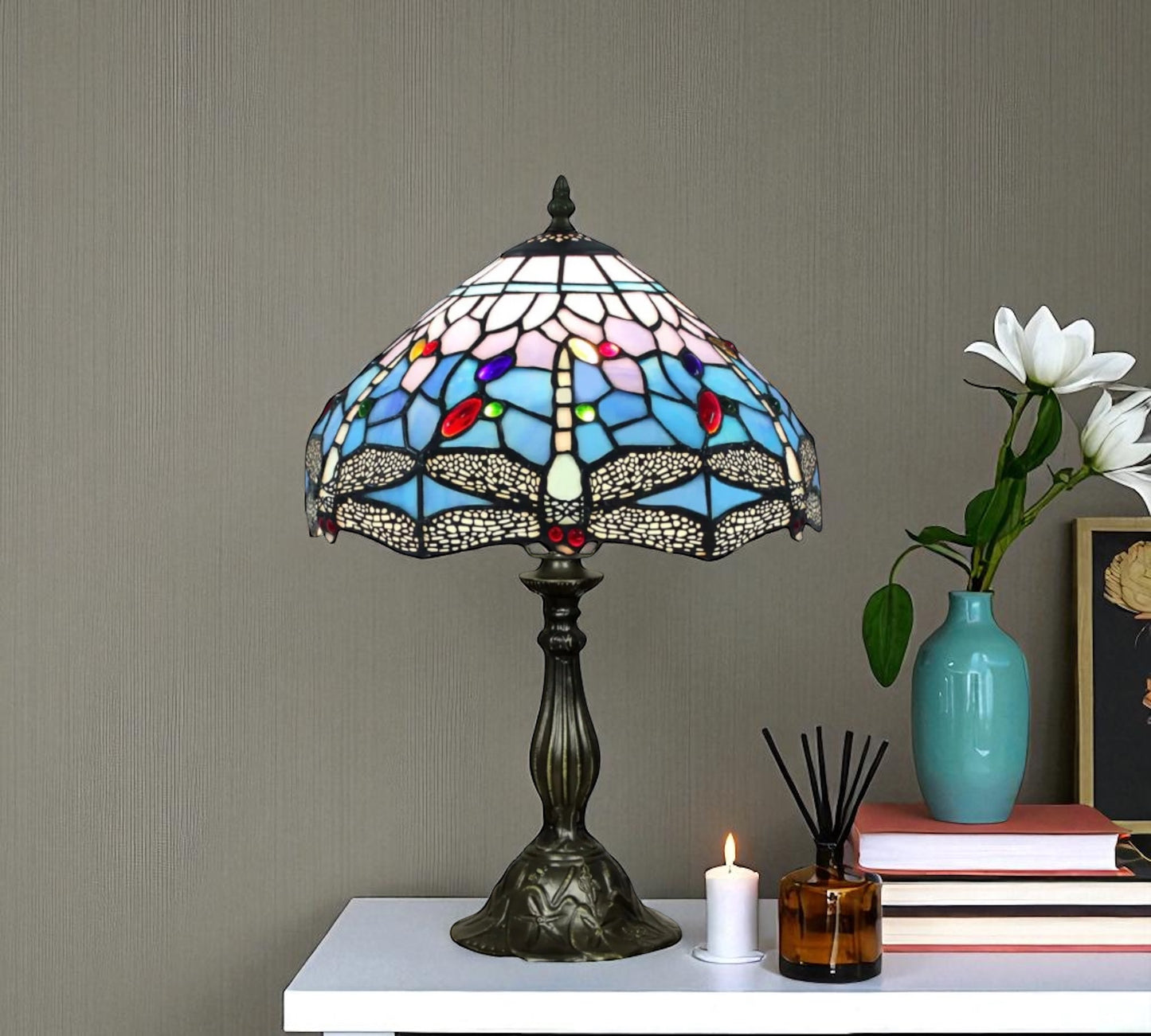 CDH 12" Tiffany Table Lamp (12005)
