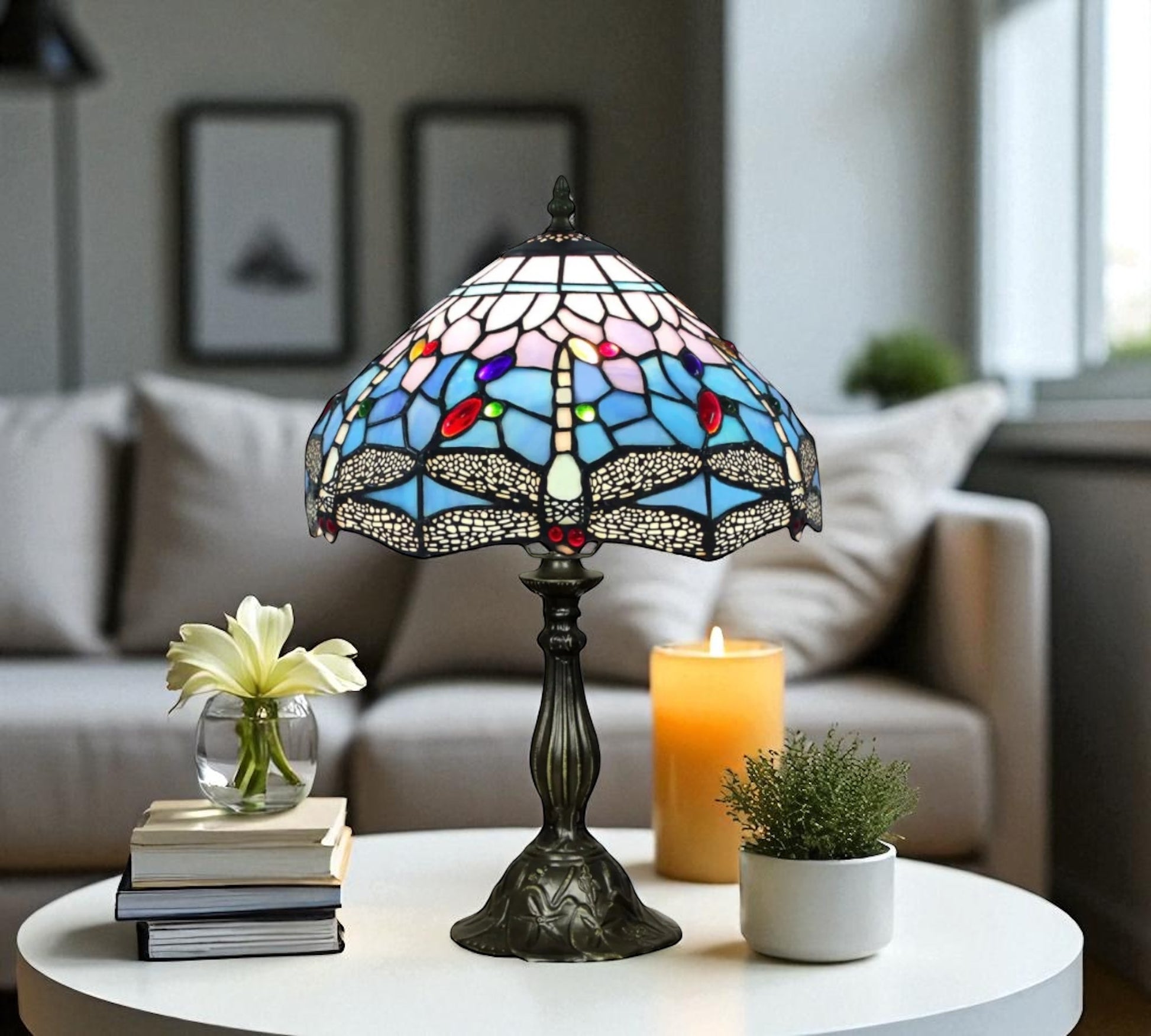 CDH 12" Tiffany Table Lamp (12005)