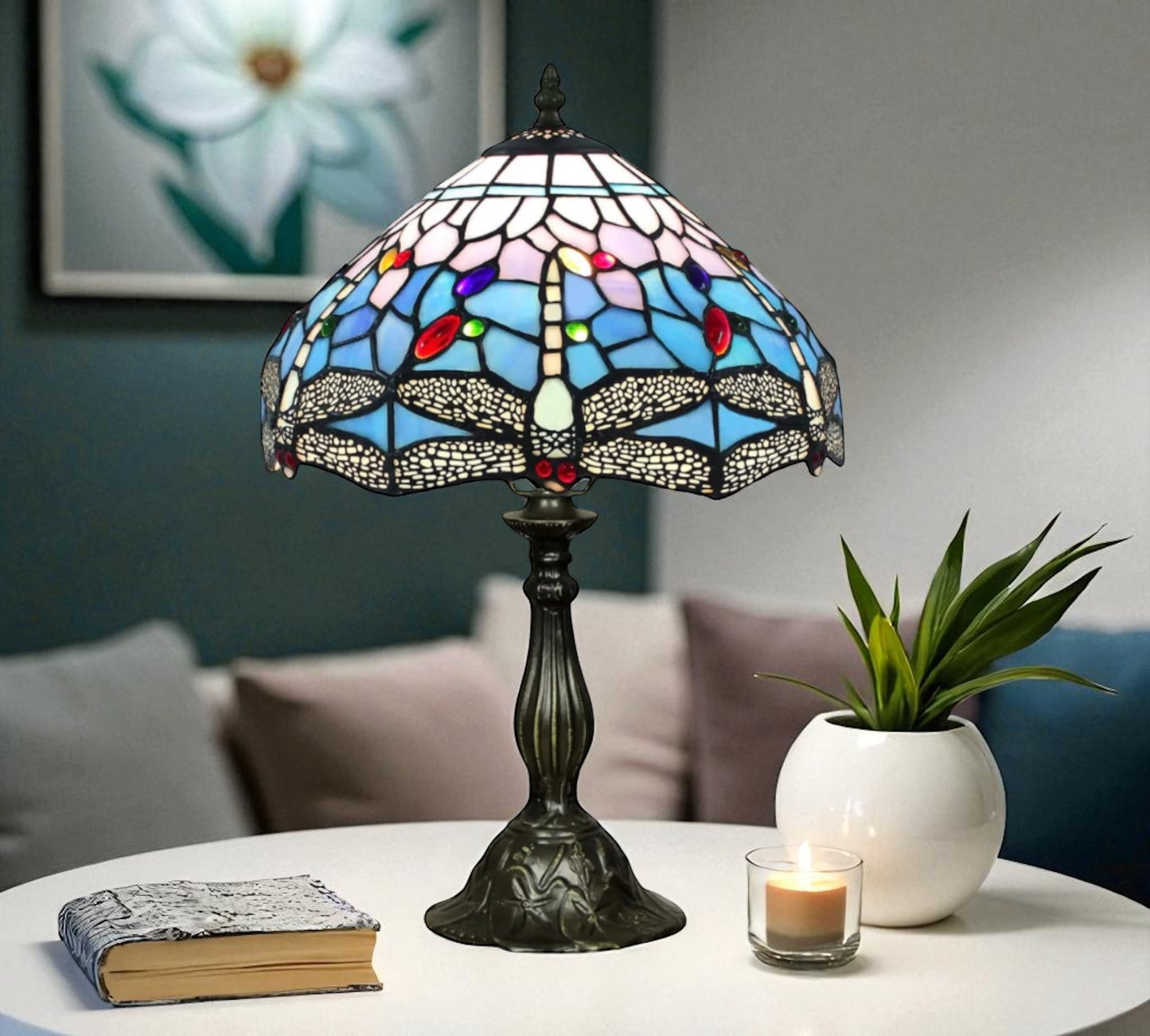 CDH 12" Tiffany Table Lamp (12005)