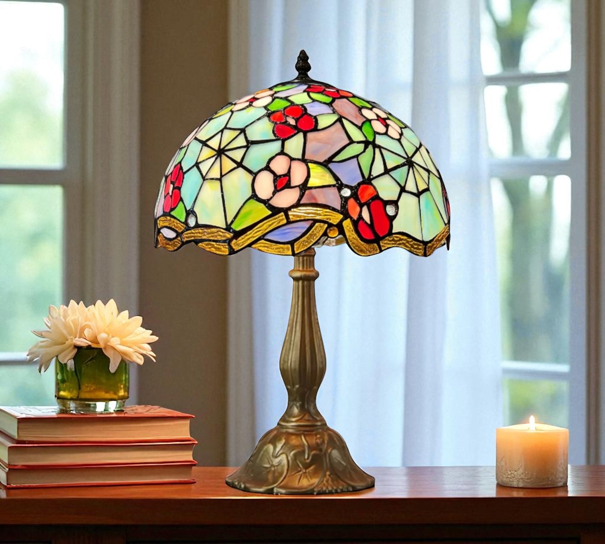 CDH 12" Tiffany Table Lamp (12008)