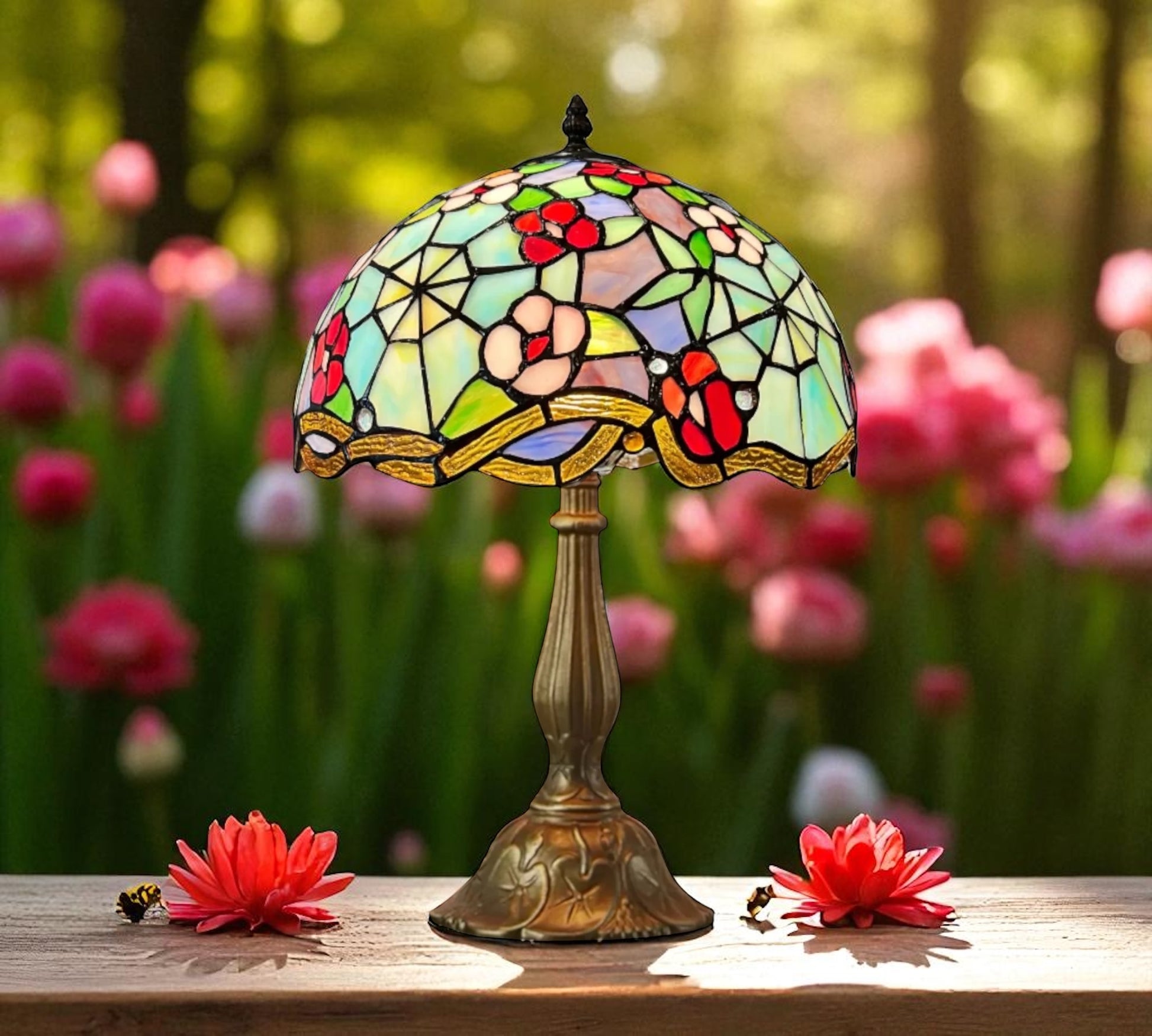CDH 12" Tiffany Table Lamp (12008)
