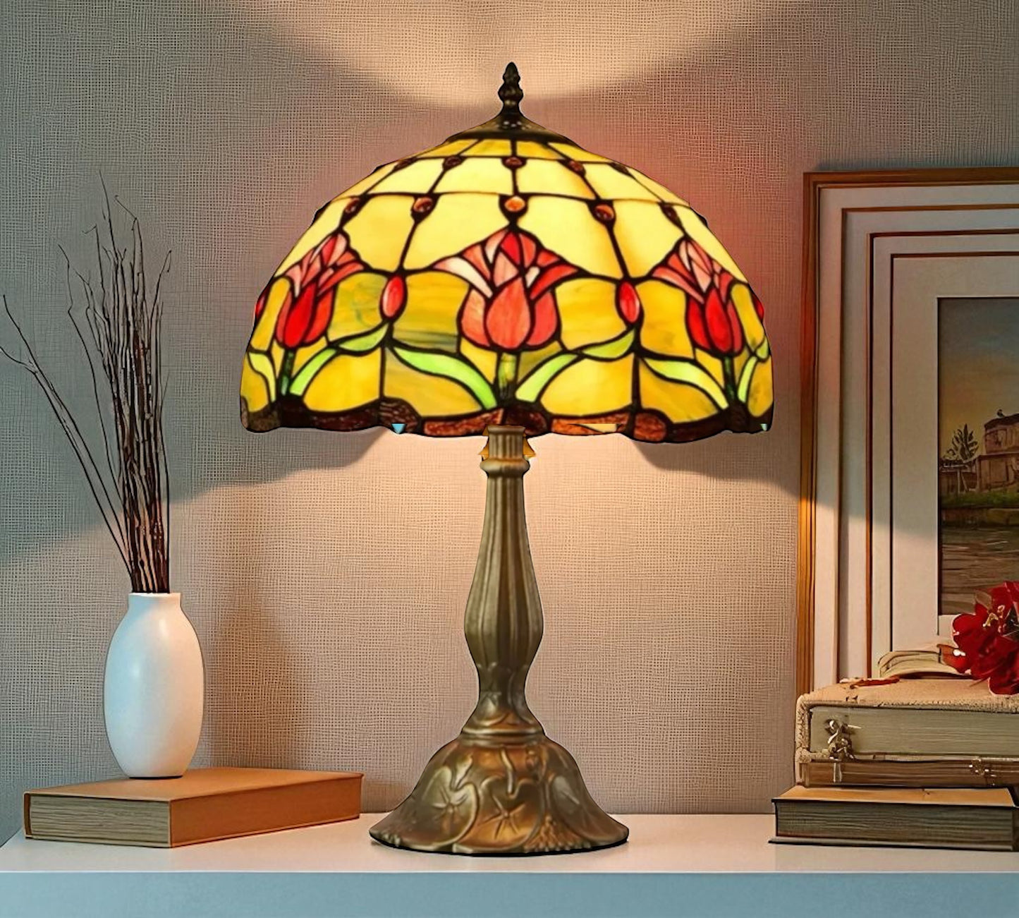 CDH 12" Tiffany Table Lamp (12009)