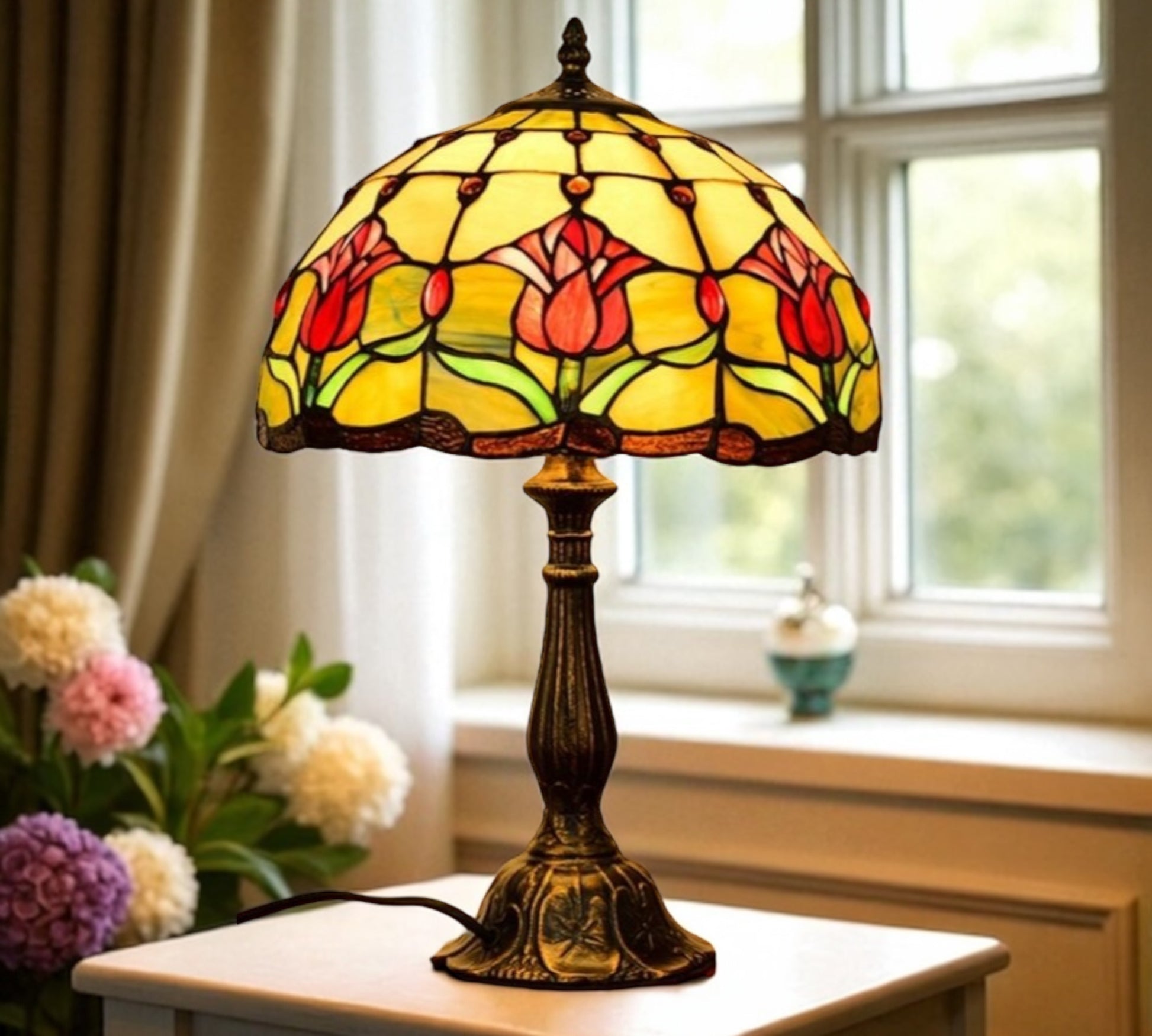 CDH 12" Tiffany Table Lamp (12009)
