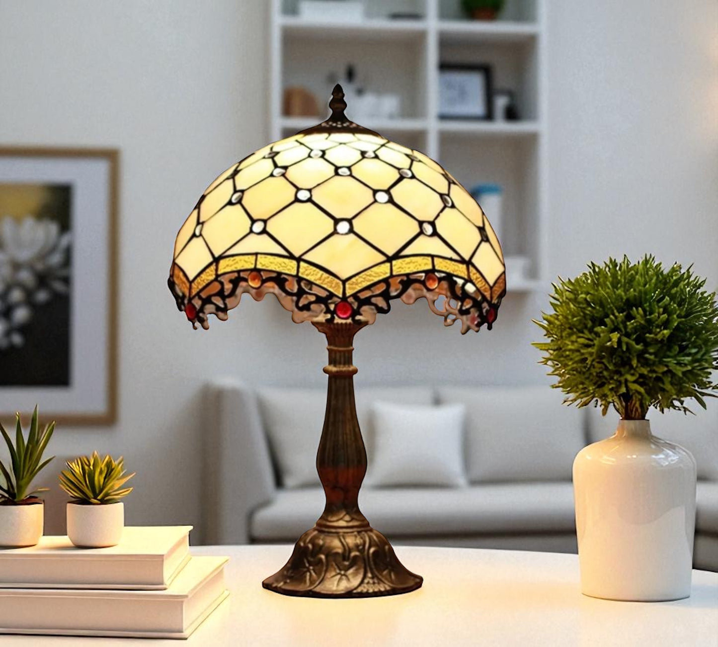 CDH 12" Tiffany Table Lamp (12010)