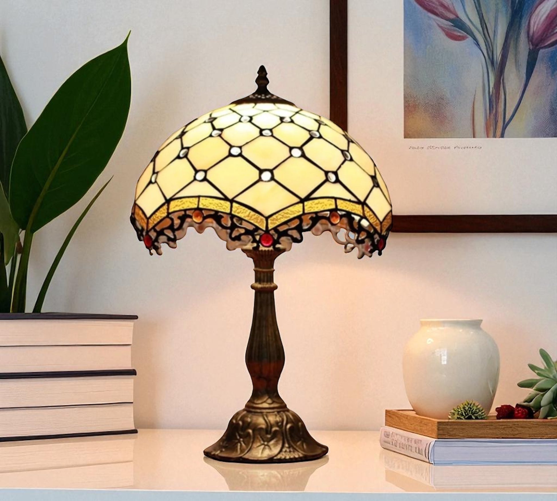 CDH 12" Tiffany Table Lamp (12010)