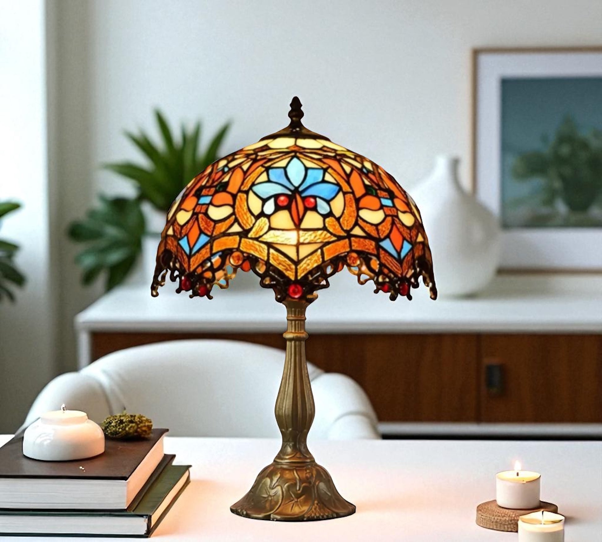 CDH 12" Tiffany Table Lamp (12011)