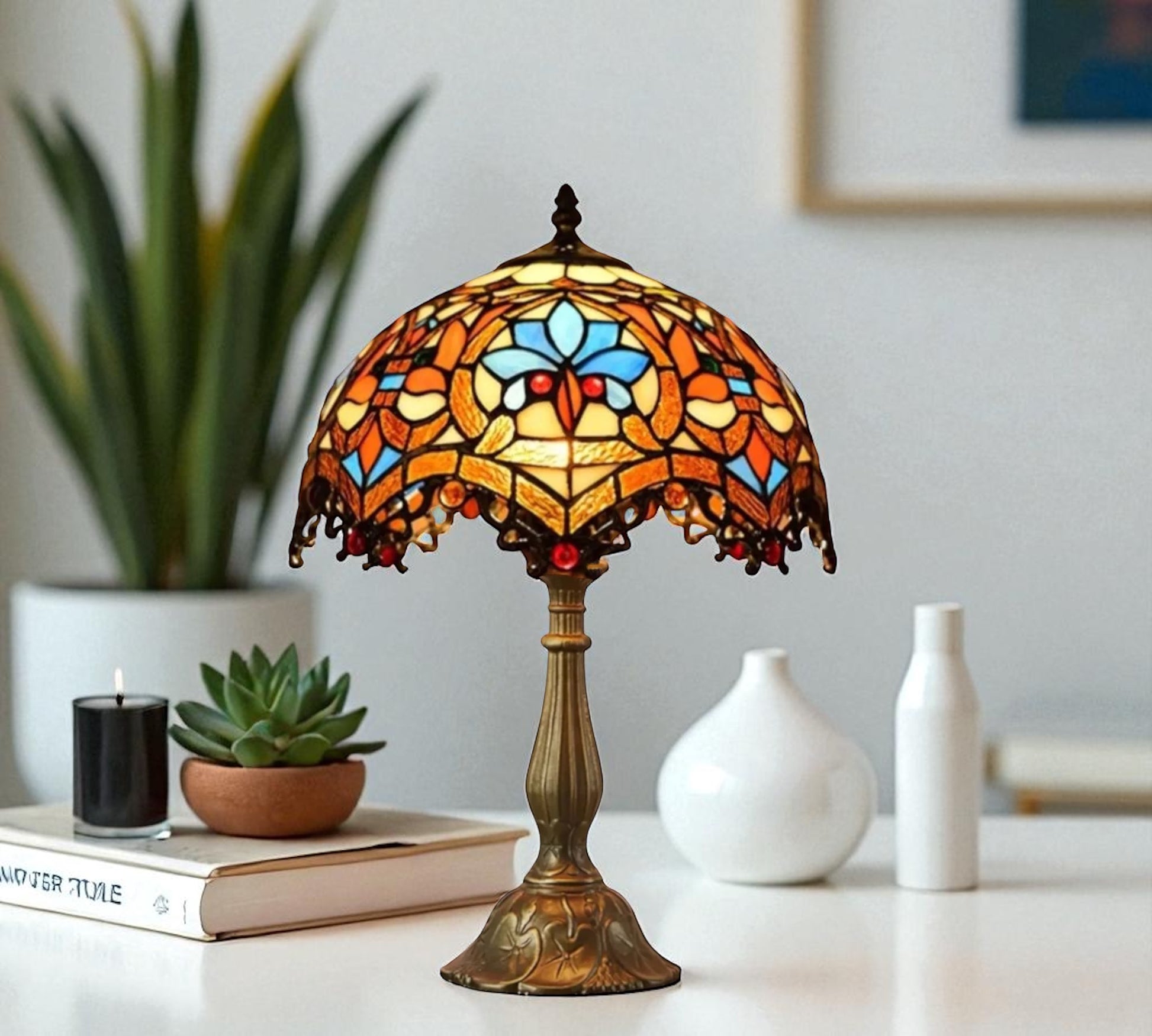 CDH 12" Tiffany Table Lamp (12011)