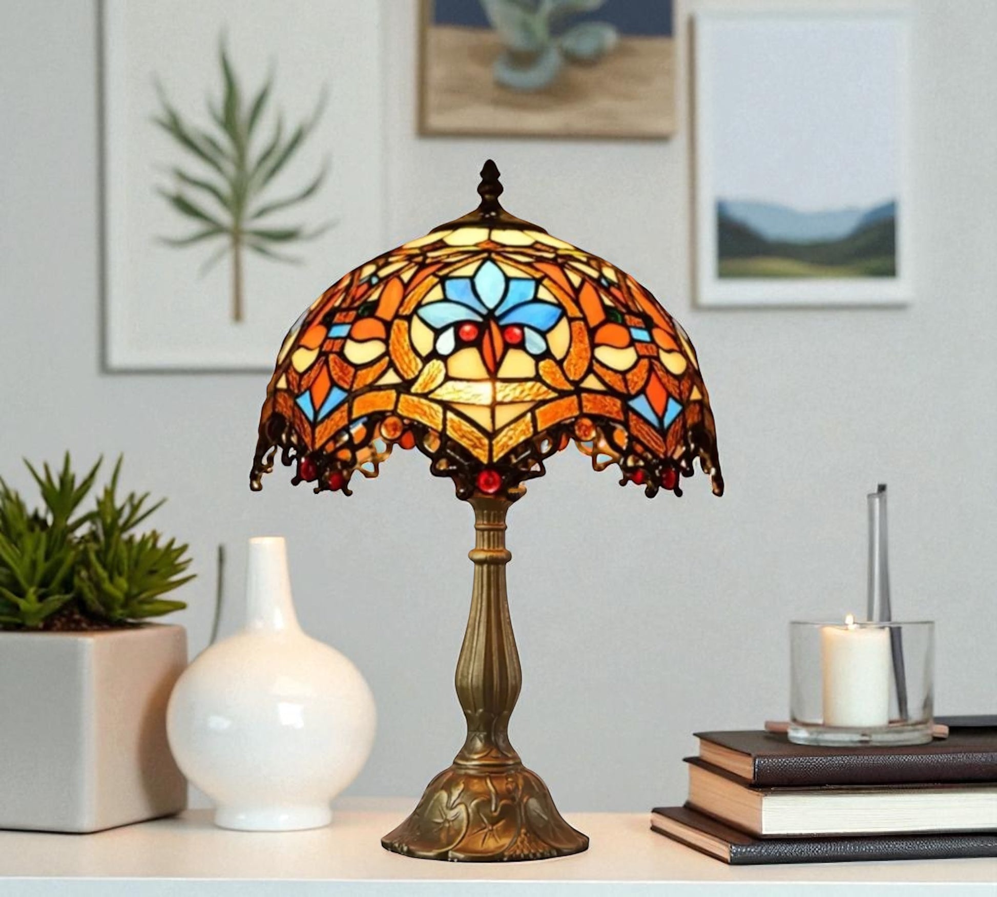 CDH 12" Tiffany Table Lamp (12011)