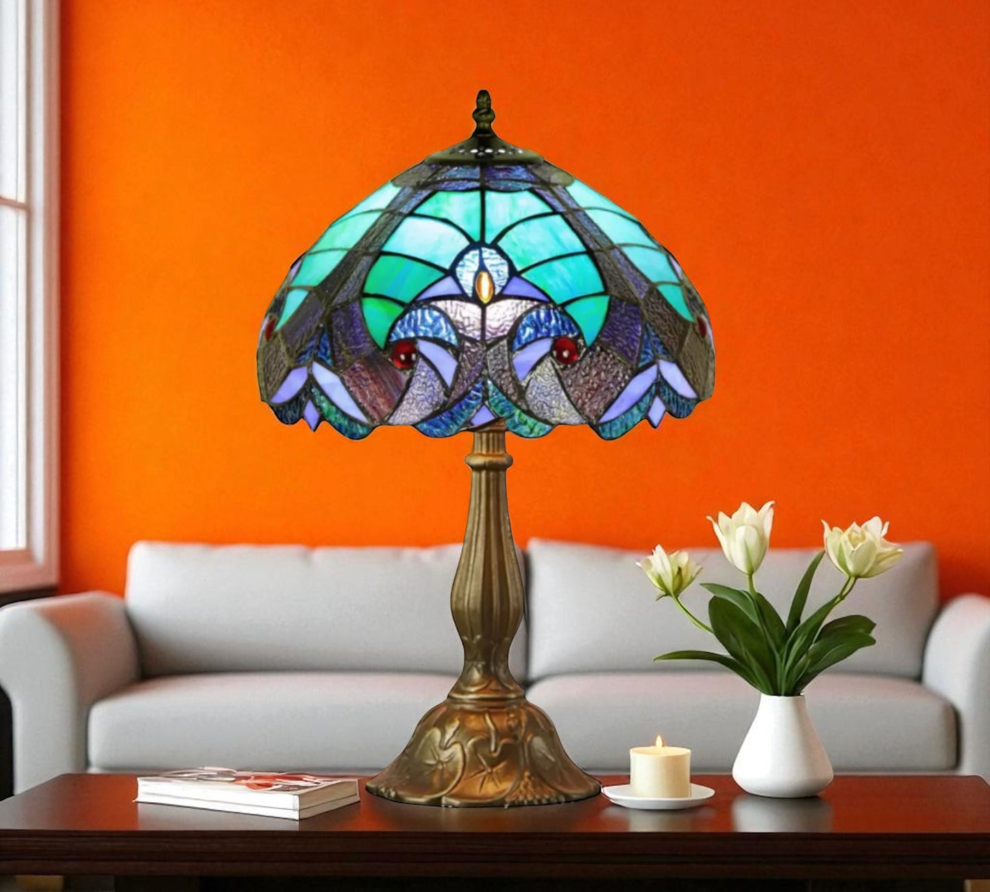CDH 12" Tiffany Table Lamp (12013)