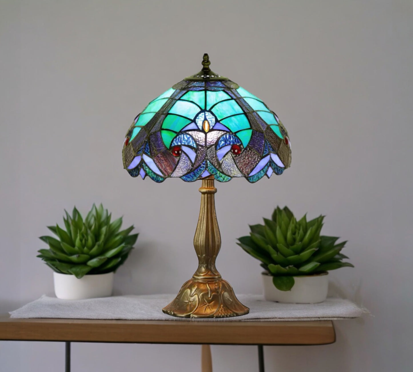 CDH 12" Tiffany Table Lamp (12013)