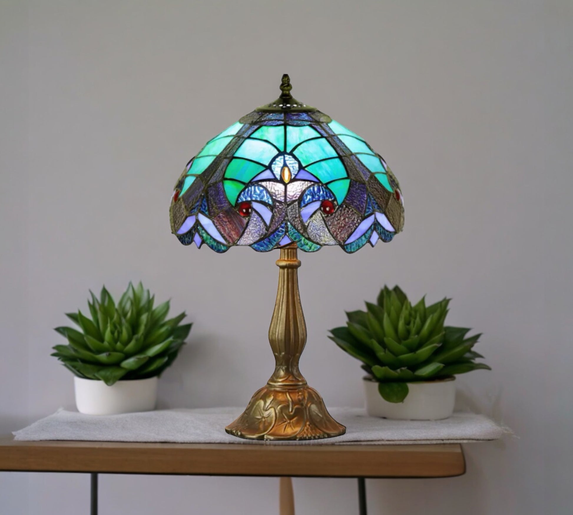 CDH 12" Tiffany Table Lamp (12013)