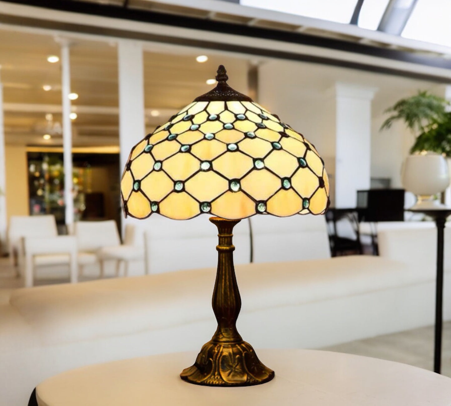 CDH 12" Tiffany Table Lamp (12021）