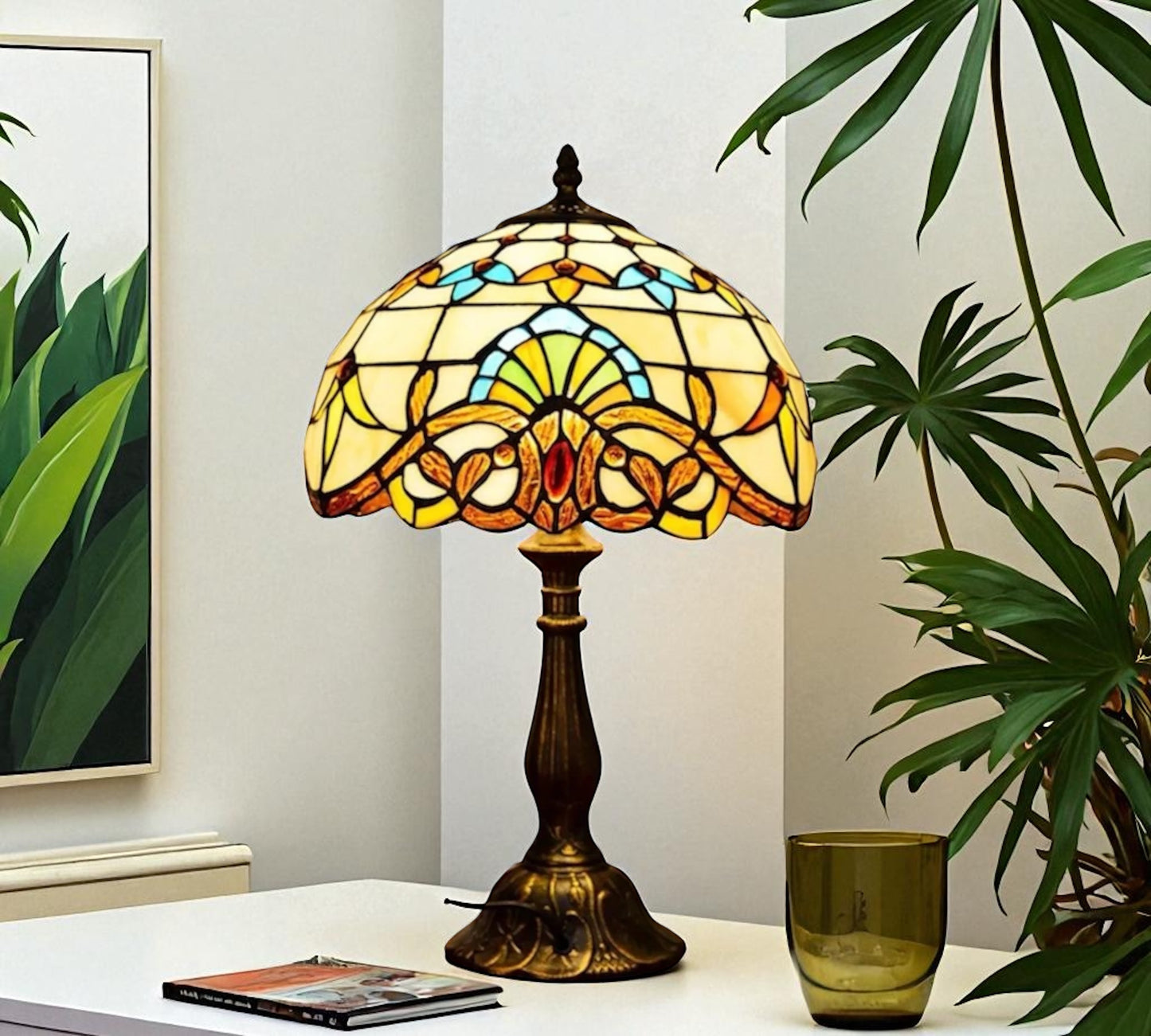 CDH 12" Tiffany Table Lamp (12025)