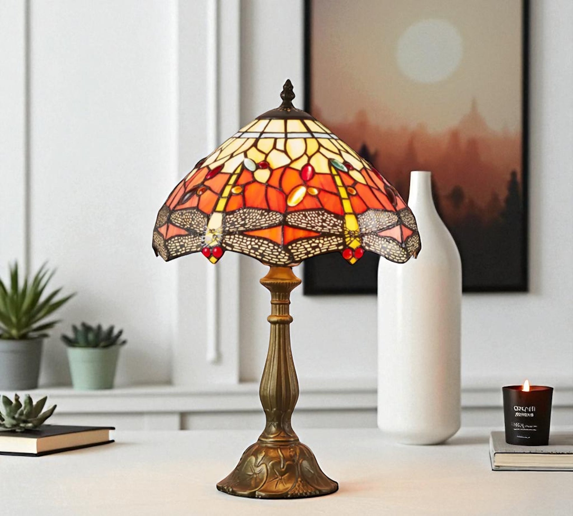 CDH 12" Tiffany Table Lamp (12035)