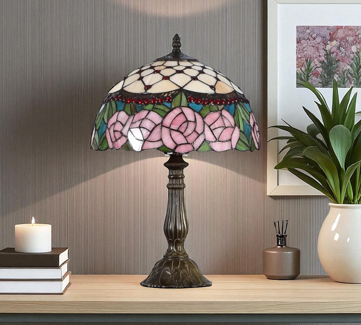 CDH 12" Tiffany Table Lamp (12042)
