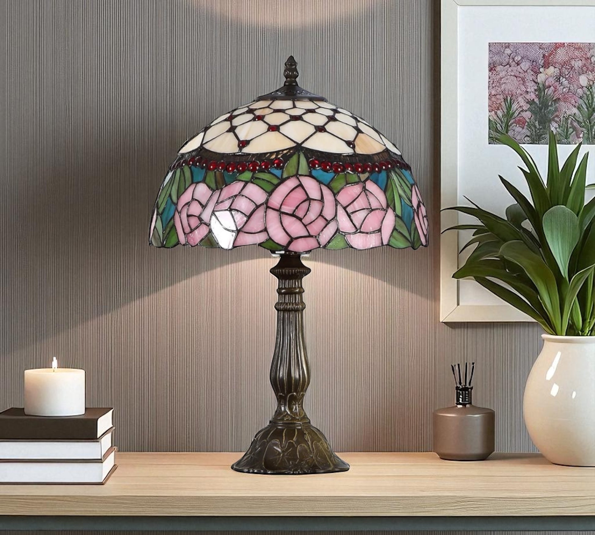 CDH 12" Tiffany Table Lamp (12042)