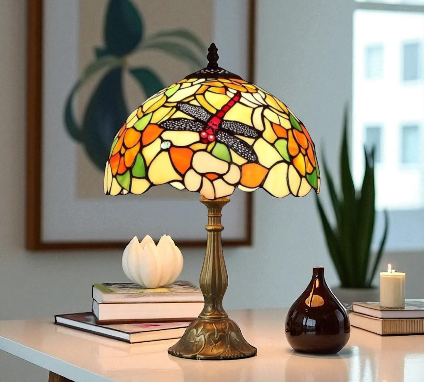 CDH 12" Tiffany Table Lamp (12043)