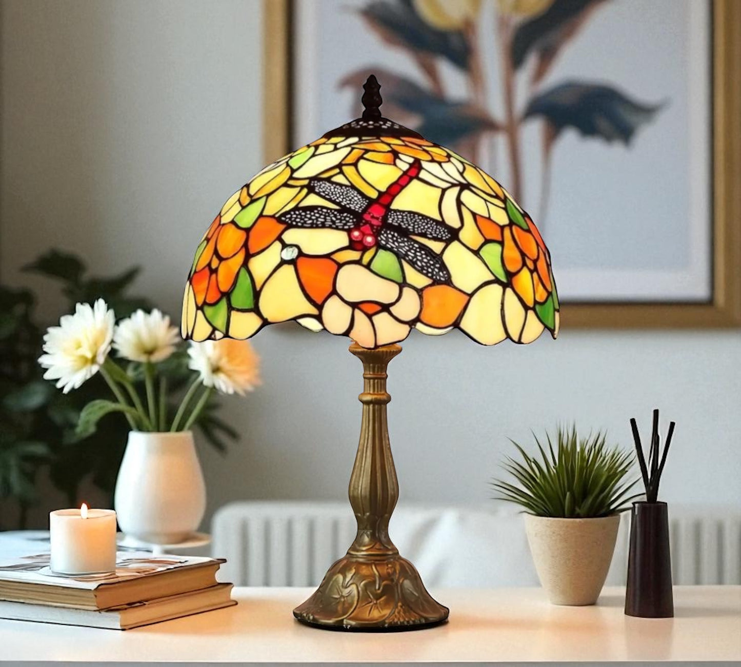 CDH 12" Tiffany Table Lamp (12043)