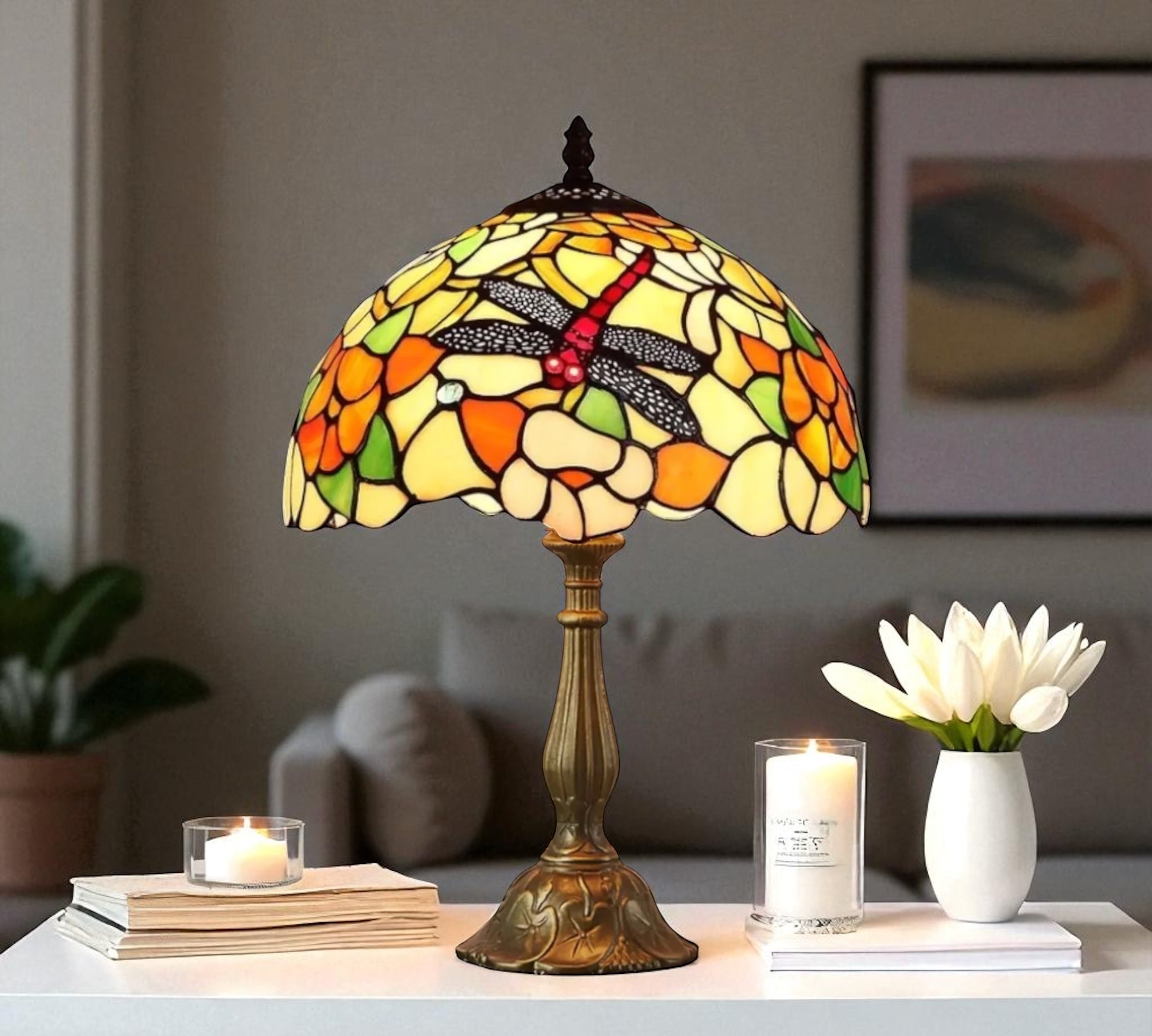CDH 12" Tiffany Table Lamp (12043)