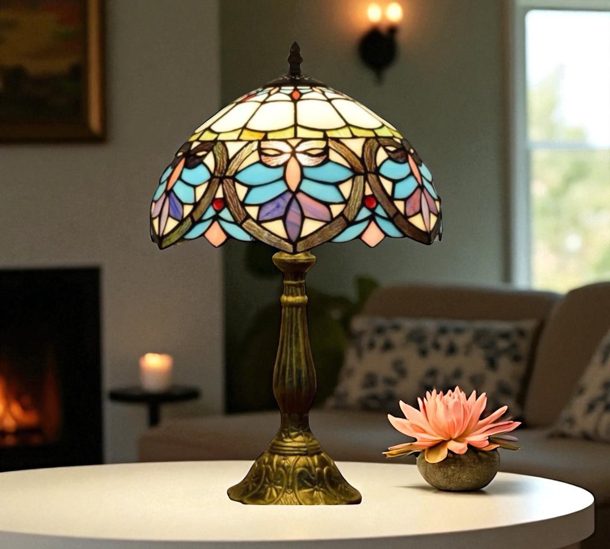 CDH 12" Tiffany Table Lamp (12045)