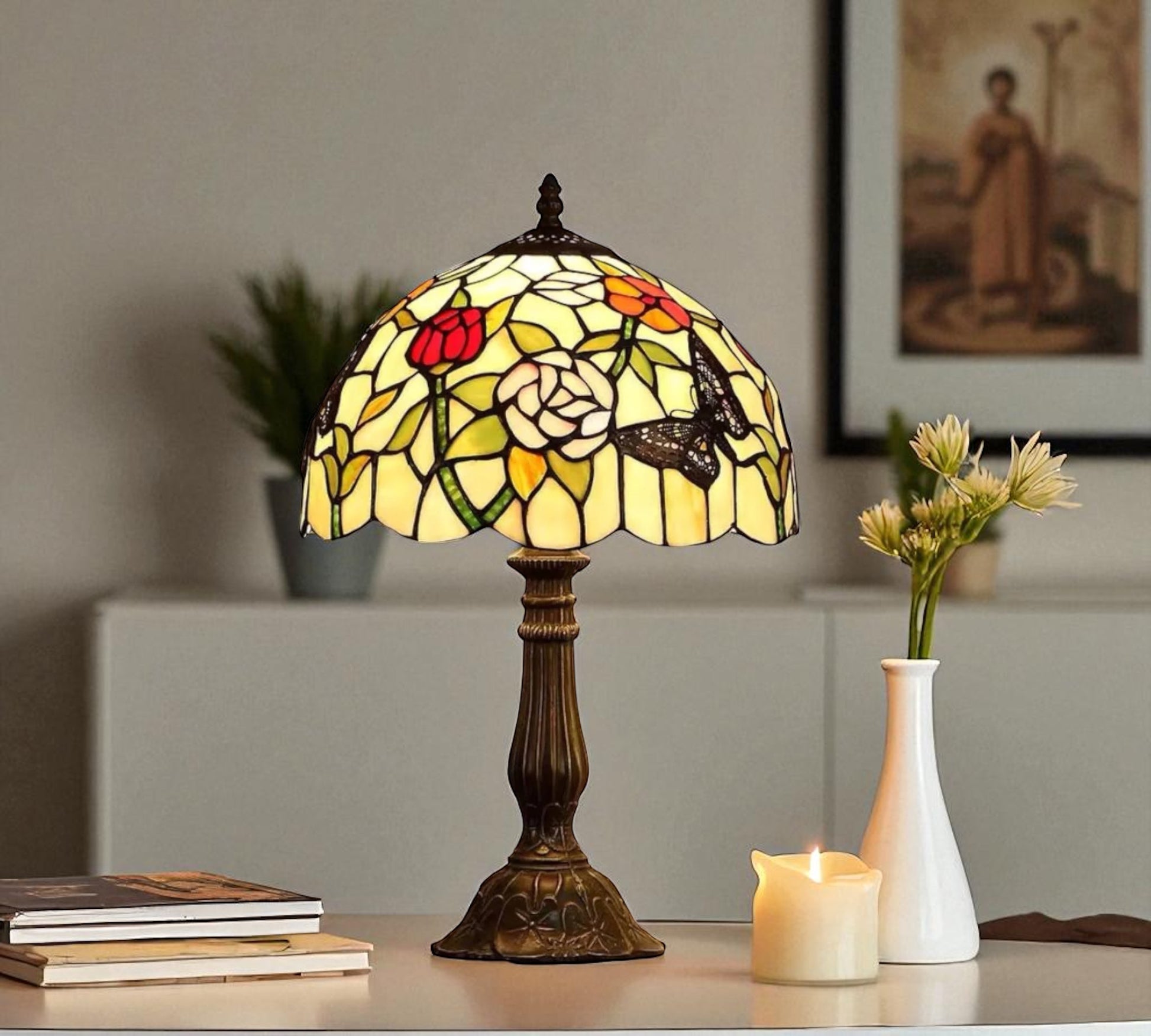 CDH 12" Tiffany Table Lamp (12051)