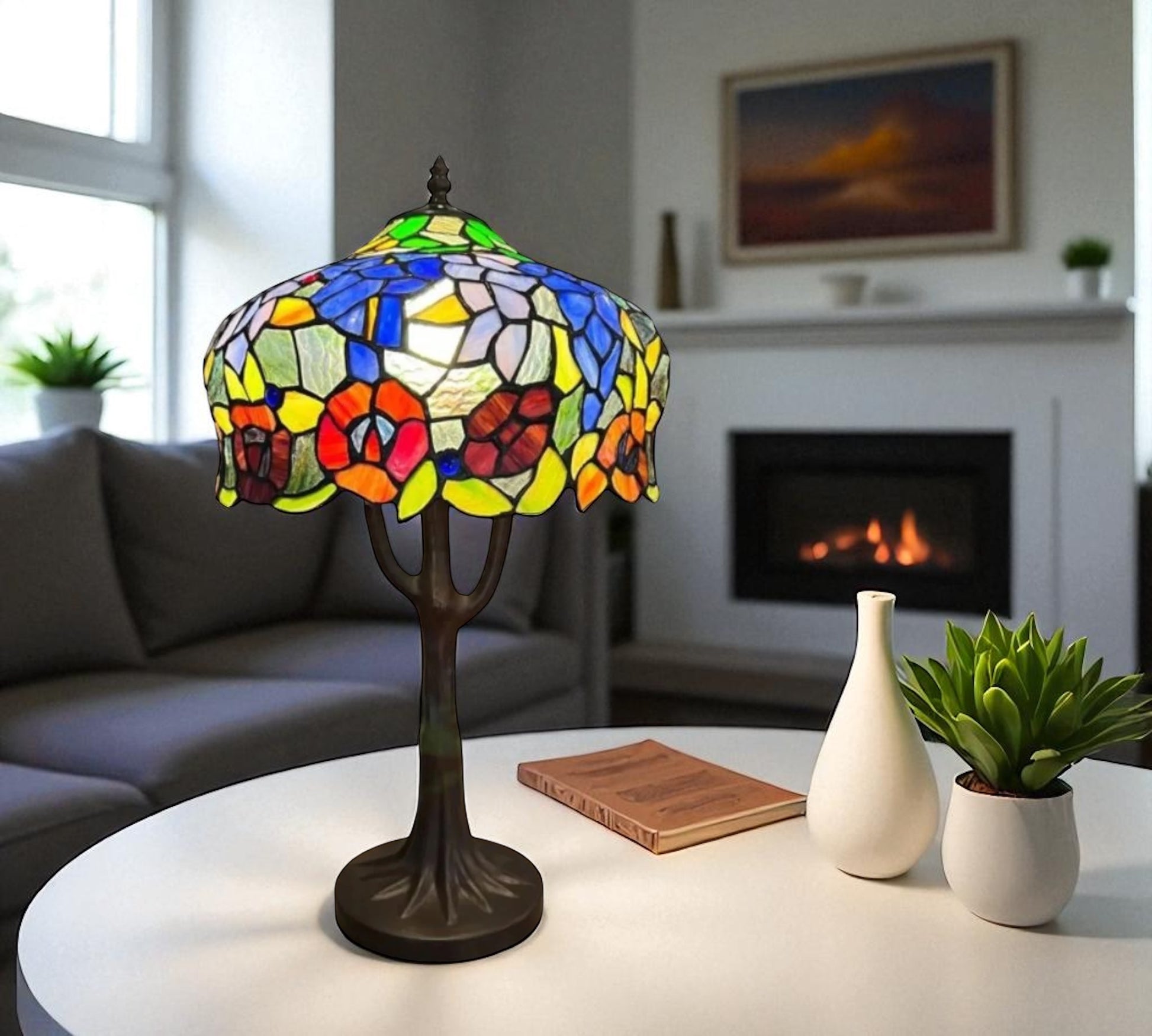 CDH 12" Tiffany Table Lamp (12054T)