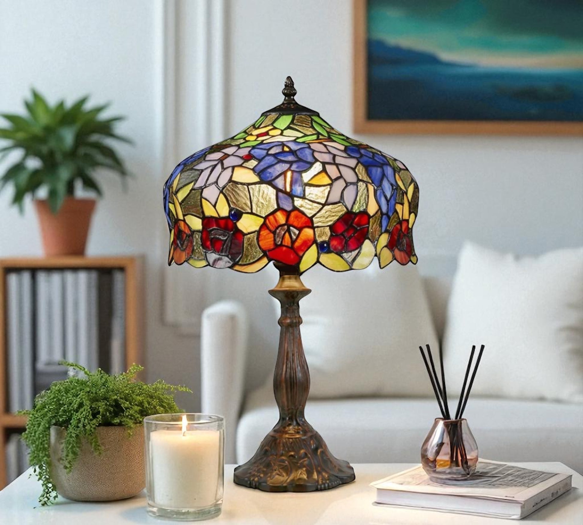 CDH 12" Tiffany Table Lamp (12054)