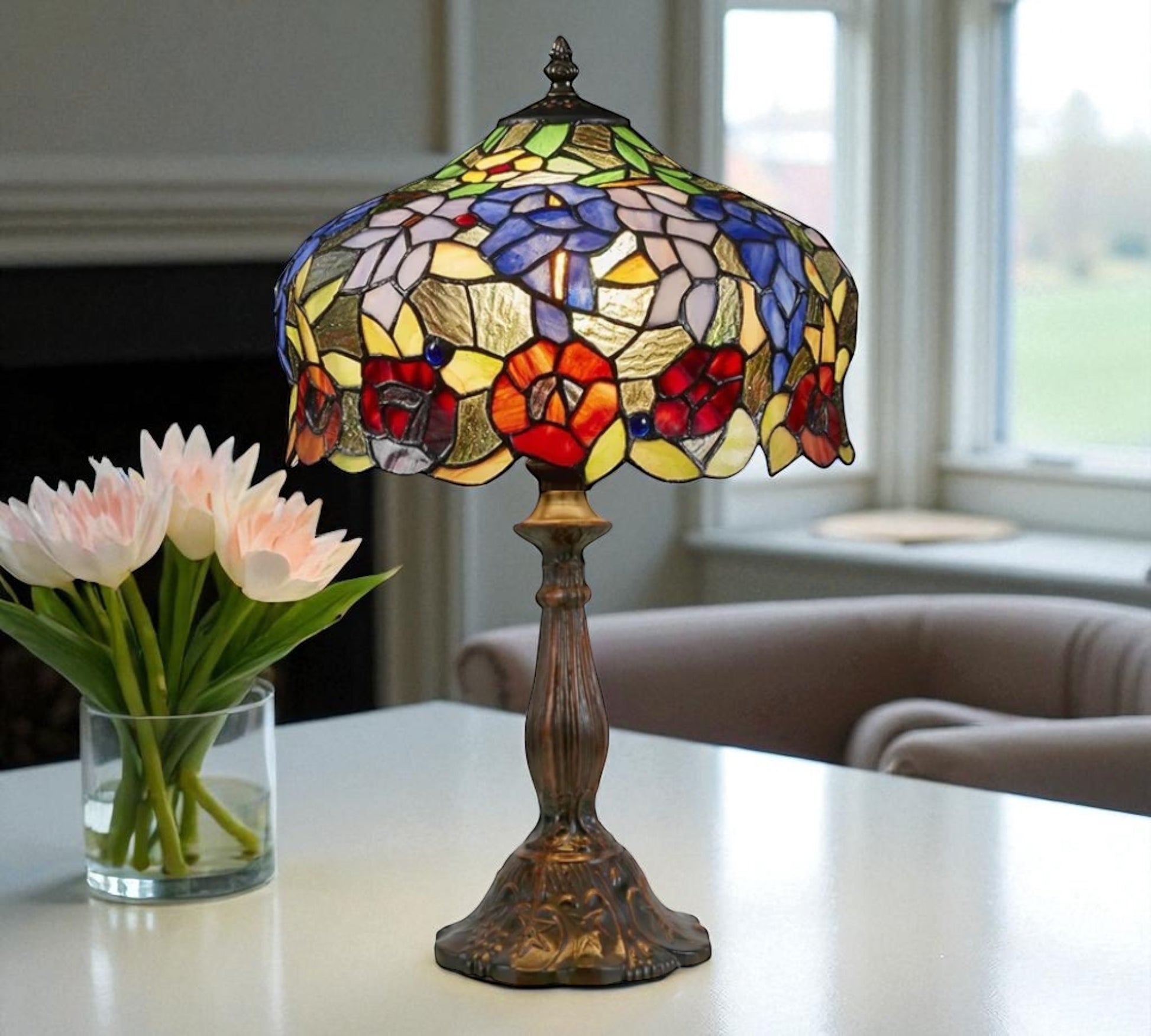 CDH 12" Tiffany Table Lamp (12054)
