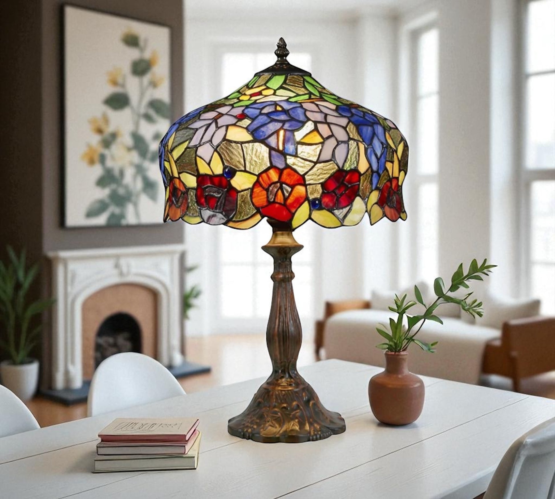 CDH 12" Tiffany Table Lamp (12054)