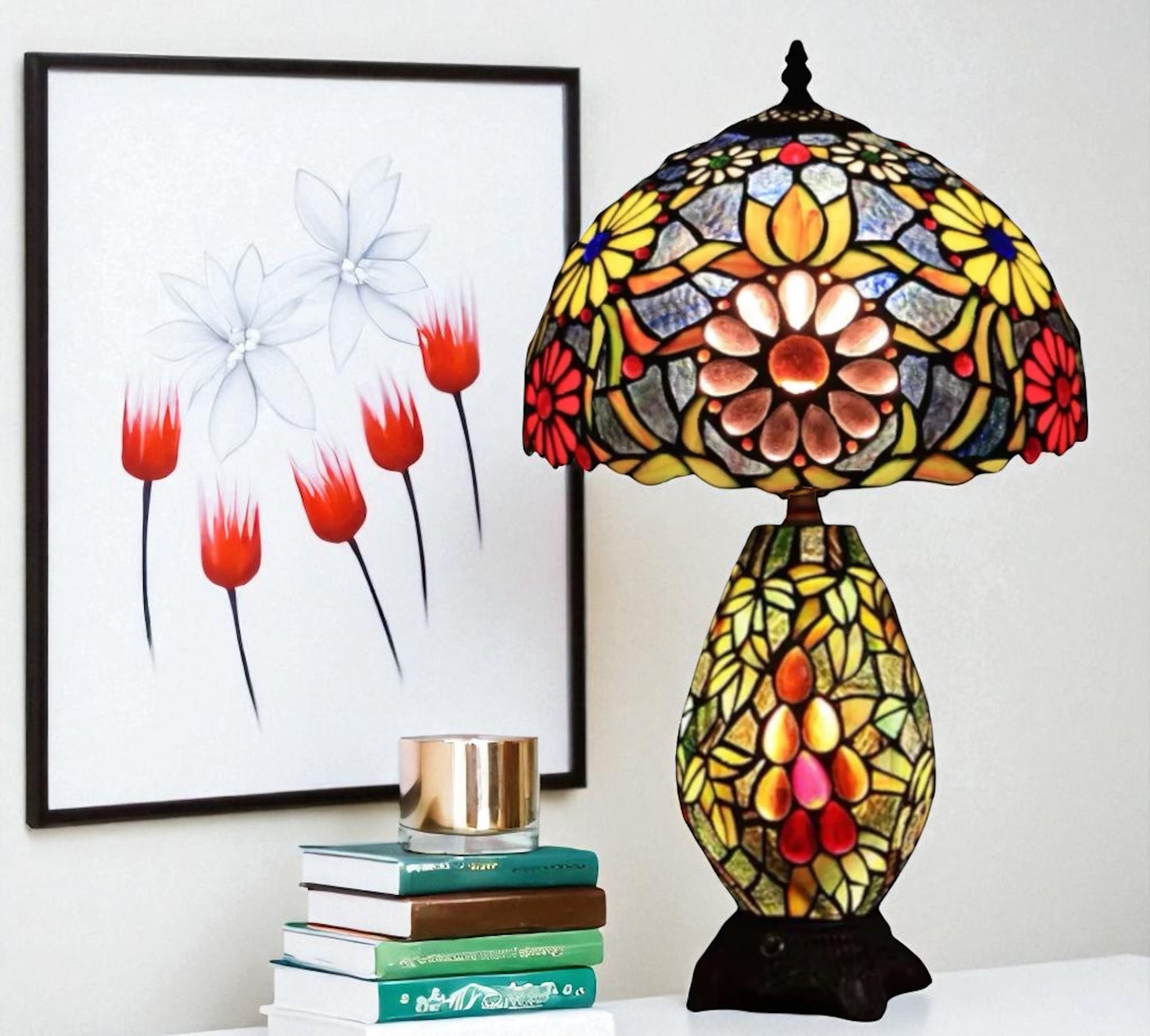 CDH 12" Tiffany Table Lamp (12059C)