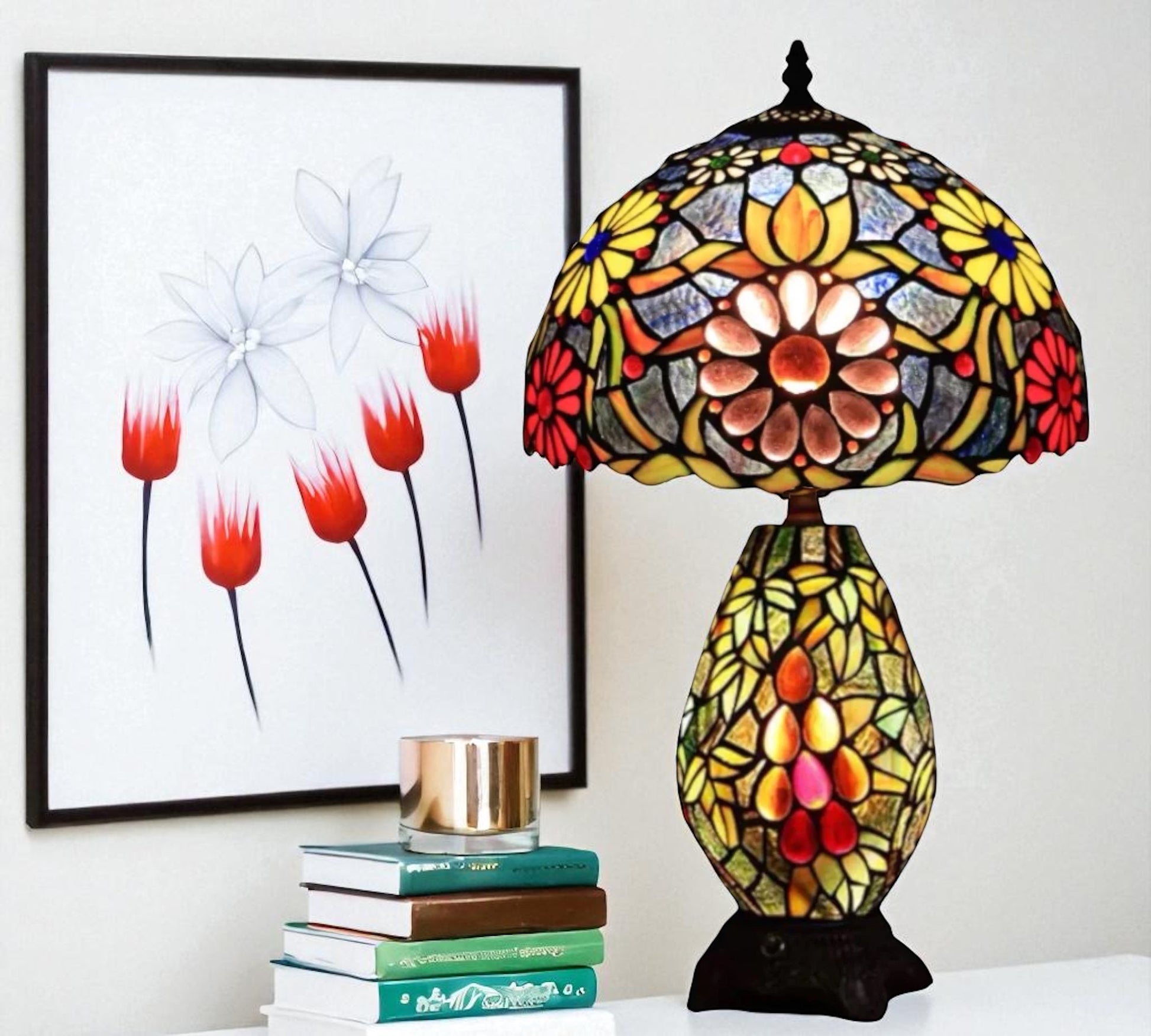 CDH 12" Tiffany Table Lamp (12059C)