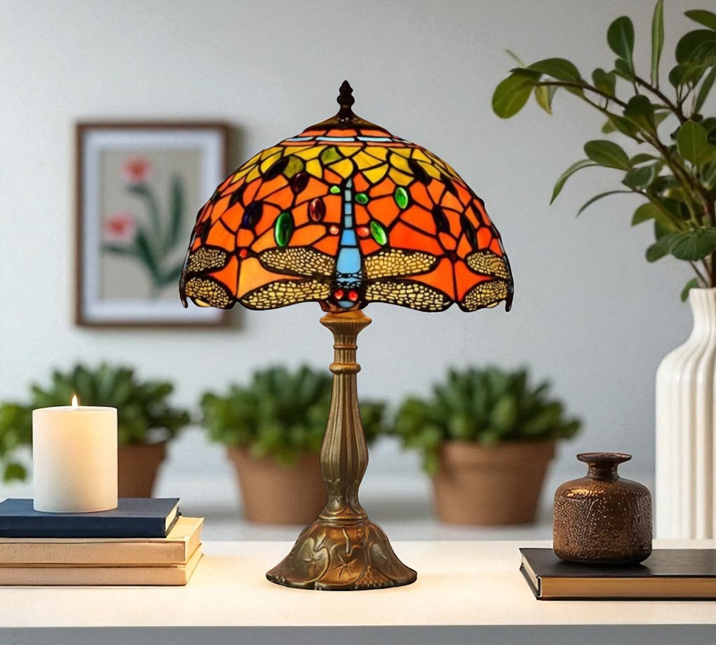 CDH 12" Tiffany Table Lamp (12062)
