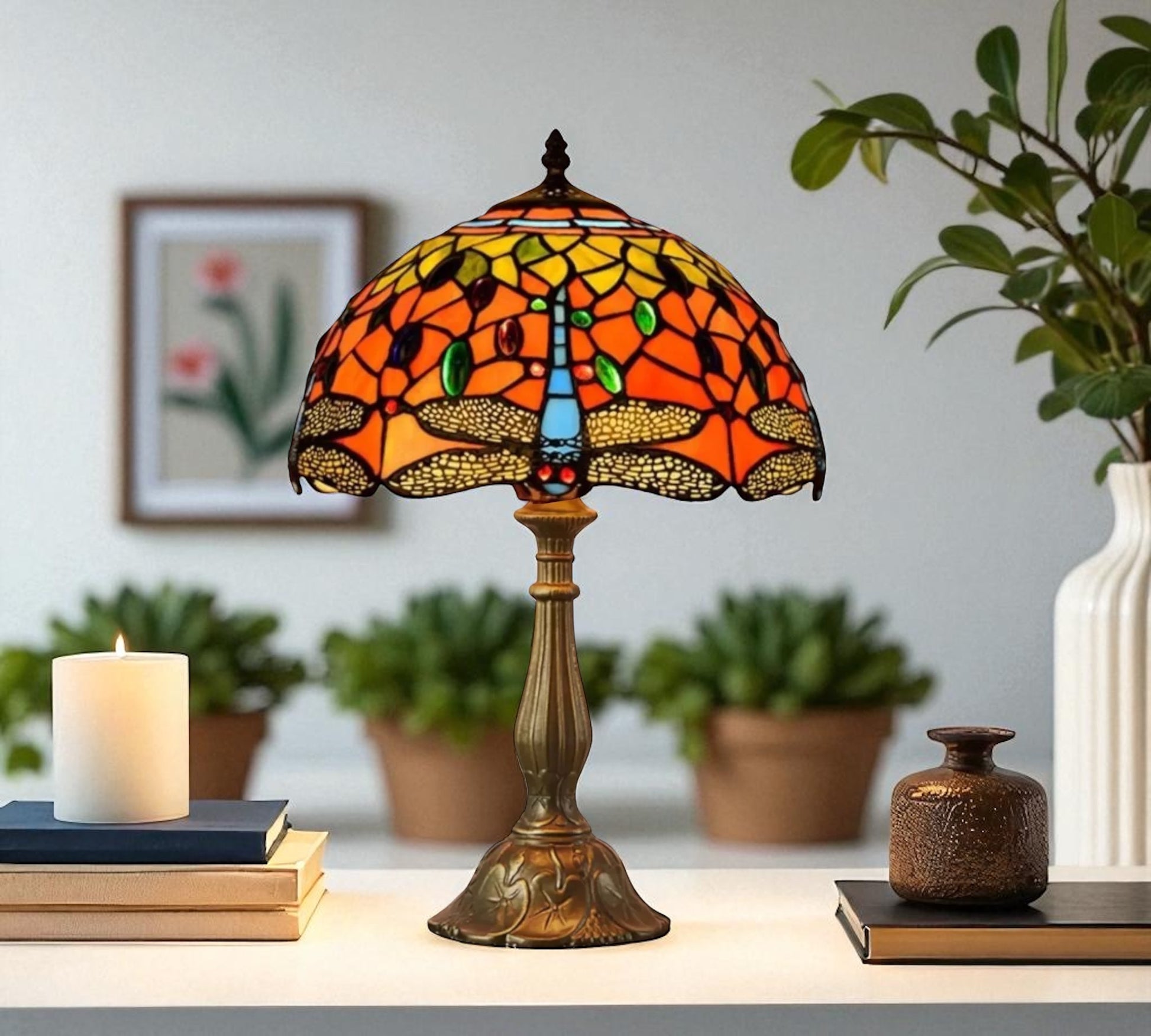 CDH 12" Tiffany Table Lamp (12062)