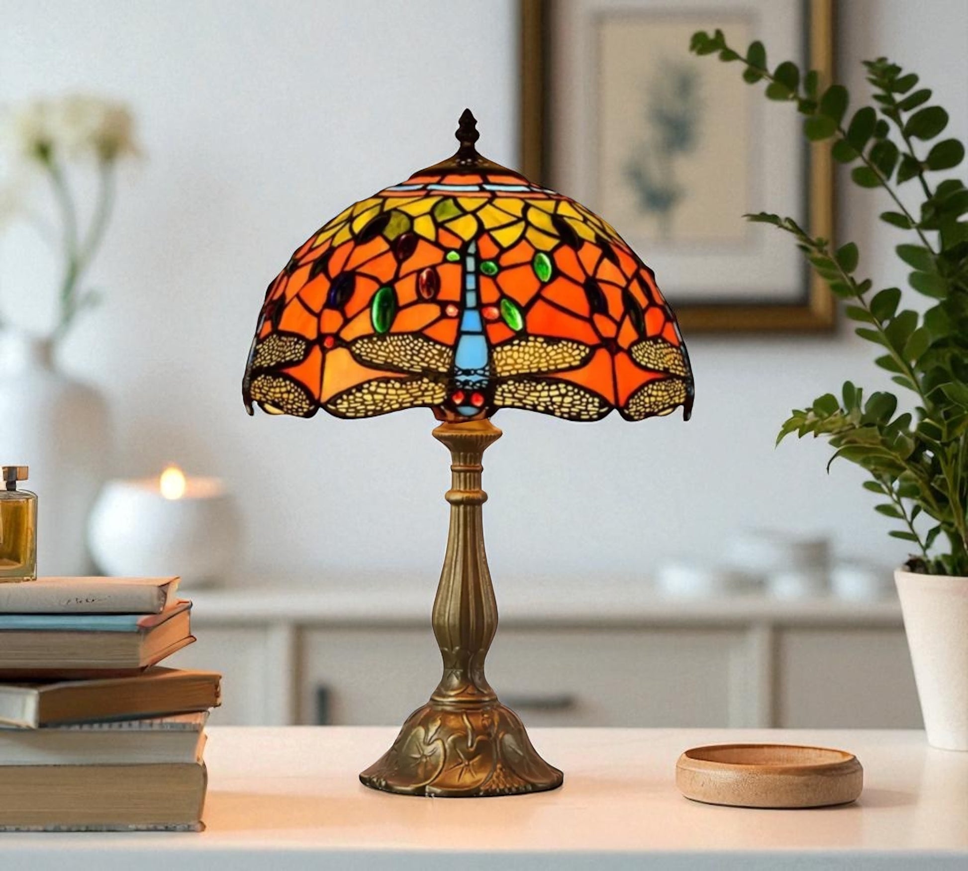 CDH 12" Tiffany Table Lamp (12062)