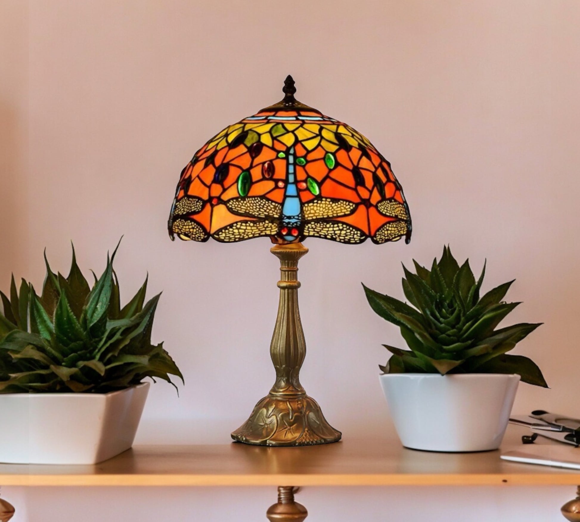 CDH 12" Tiffany Table Lamp (12062)