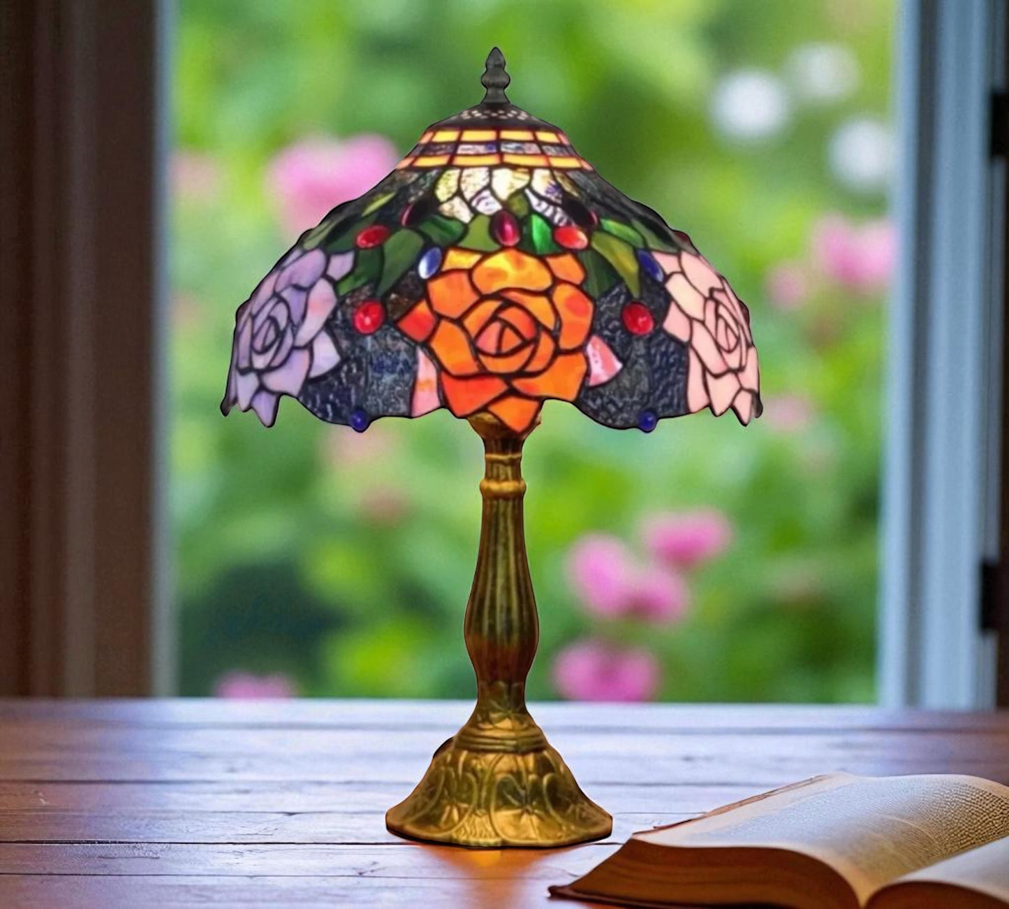 CDH 12" Tiffany Table Lamp (12063)