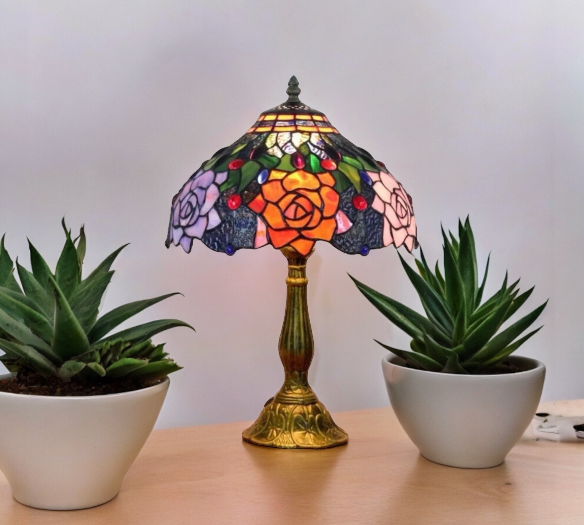 CDH 12" Tiffany Table Lamp (12063)