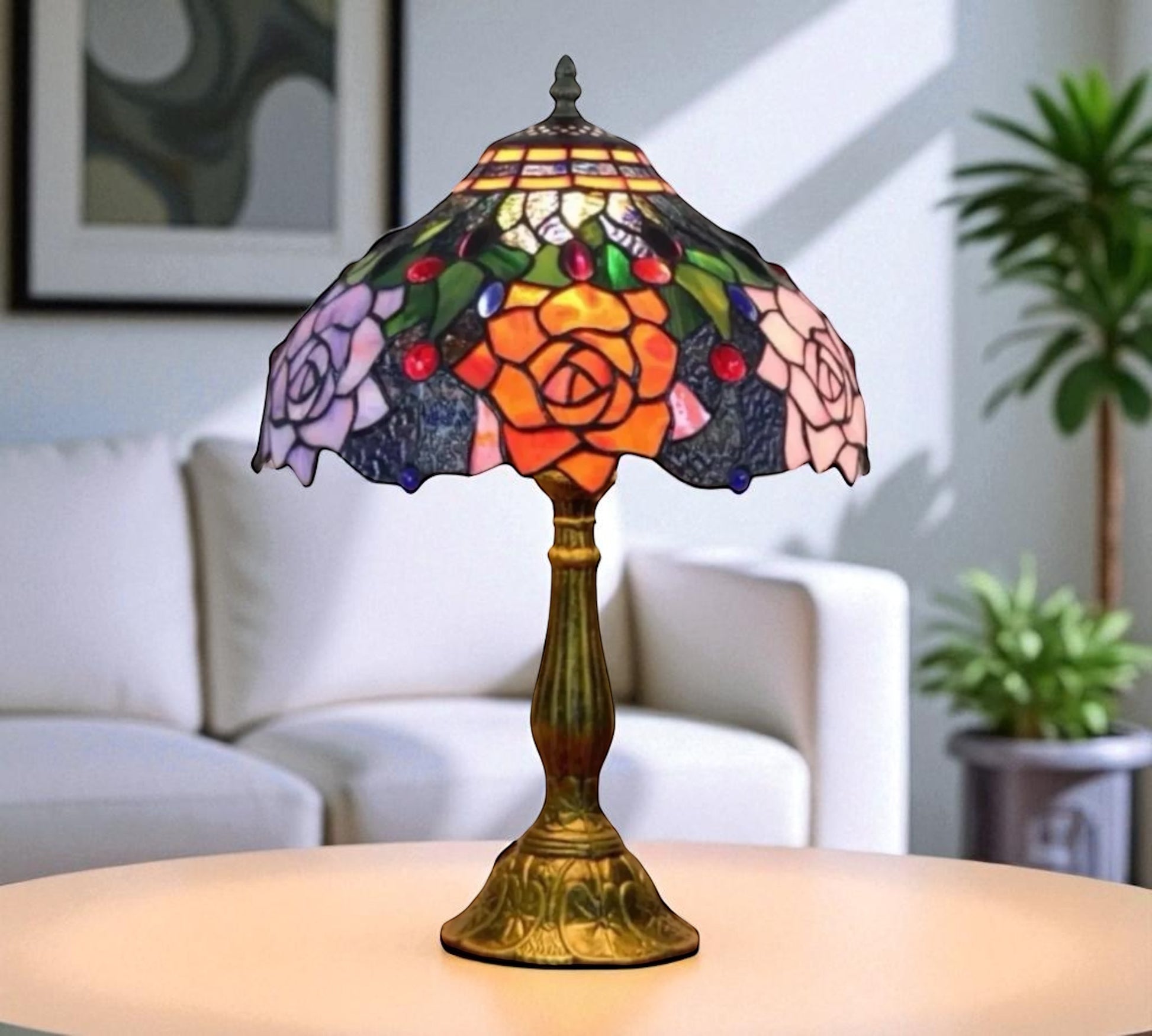 CDH 12" Tiffany Table Lamp (12063)