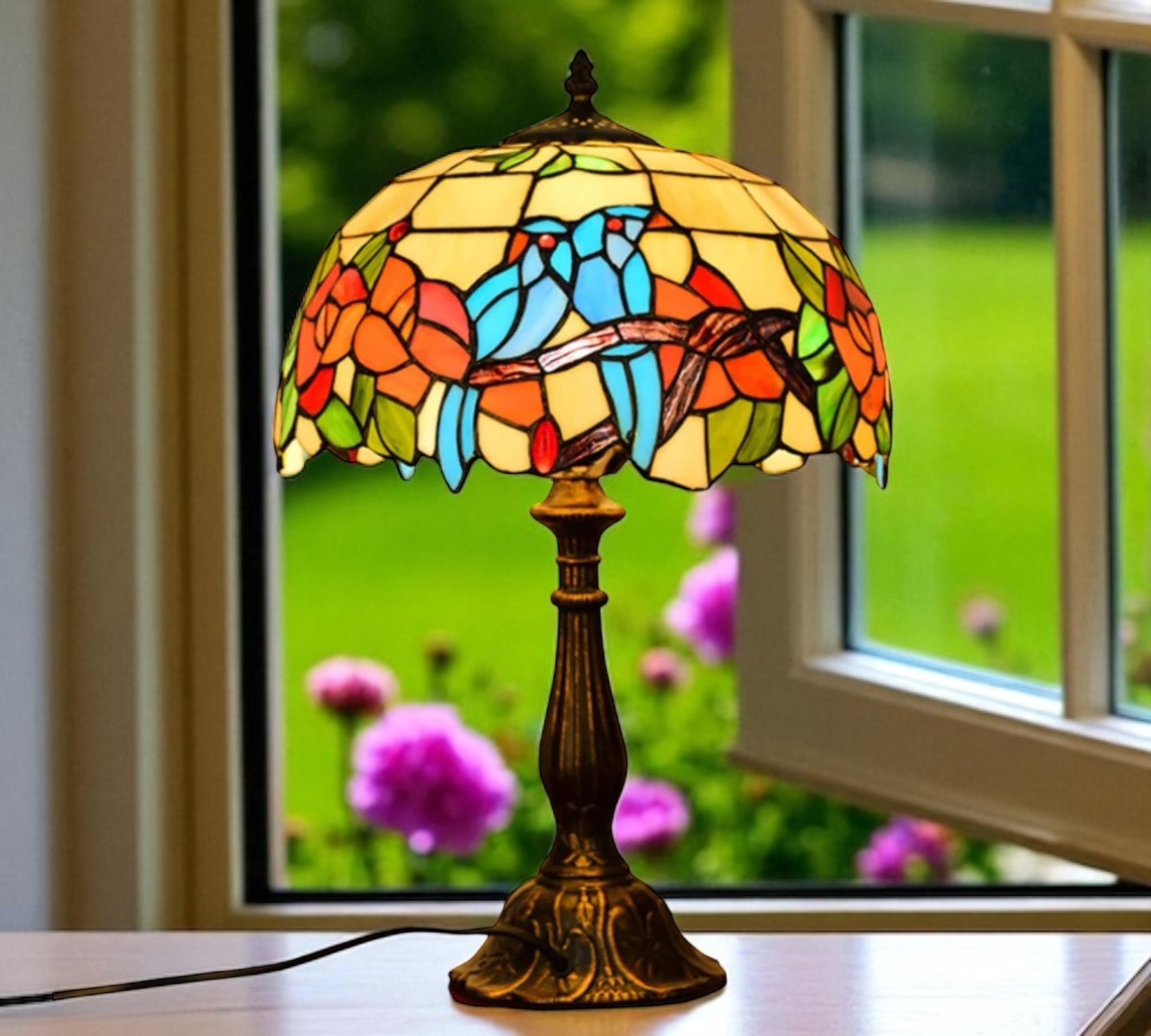 CDH 12" Tiffany Table Lamp (12064)