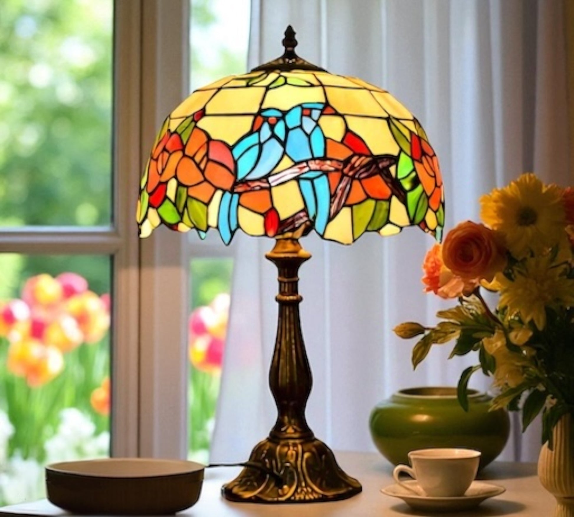CDH 12" Tiffany Table Lamp (12064)