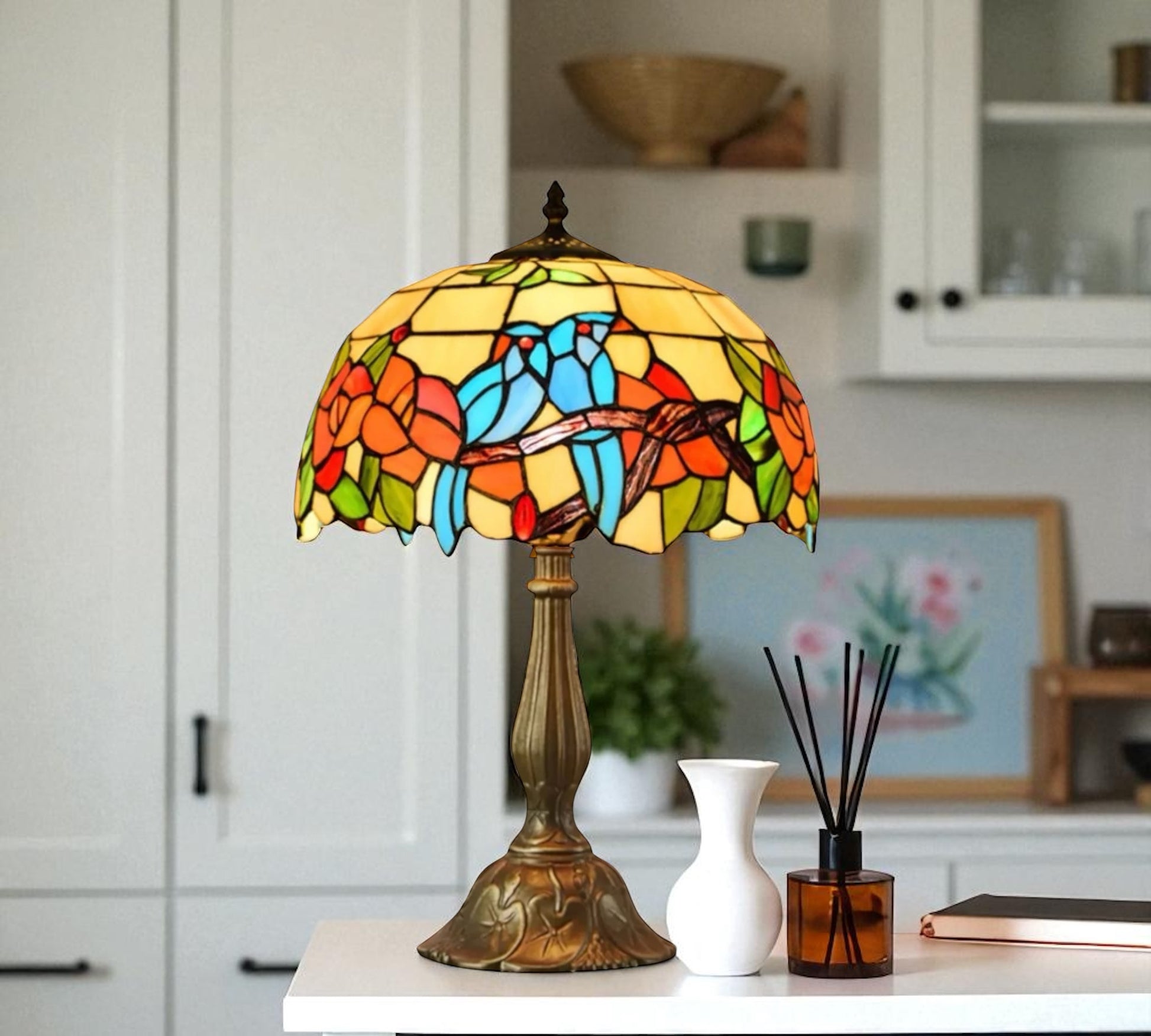 CDH 12" Tiffany Table Lamp (12064)