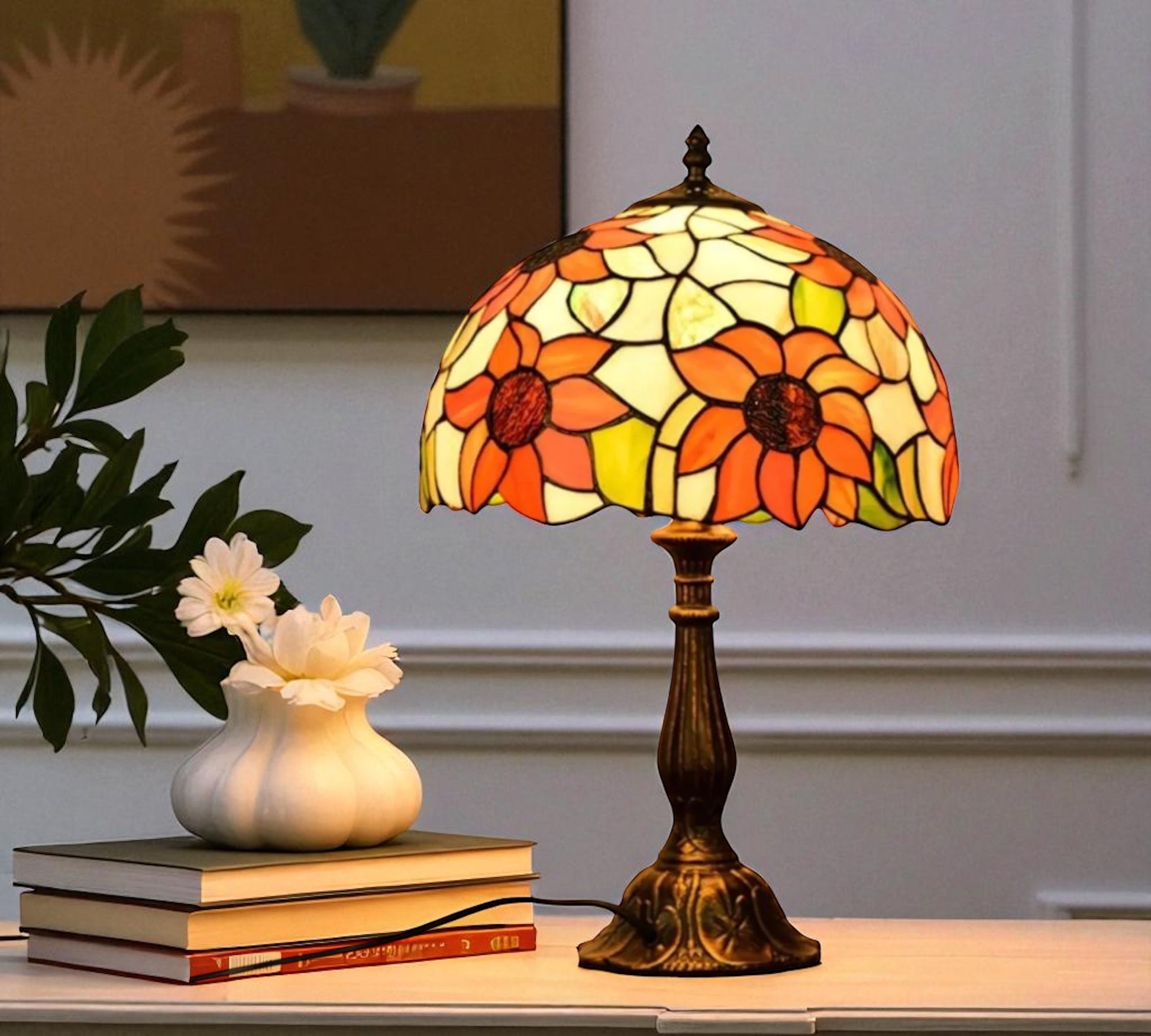 CDH 12" Tiffany Table Lamp (12068)