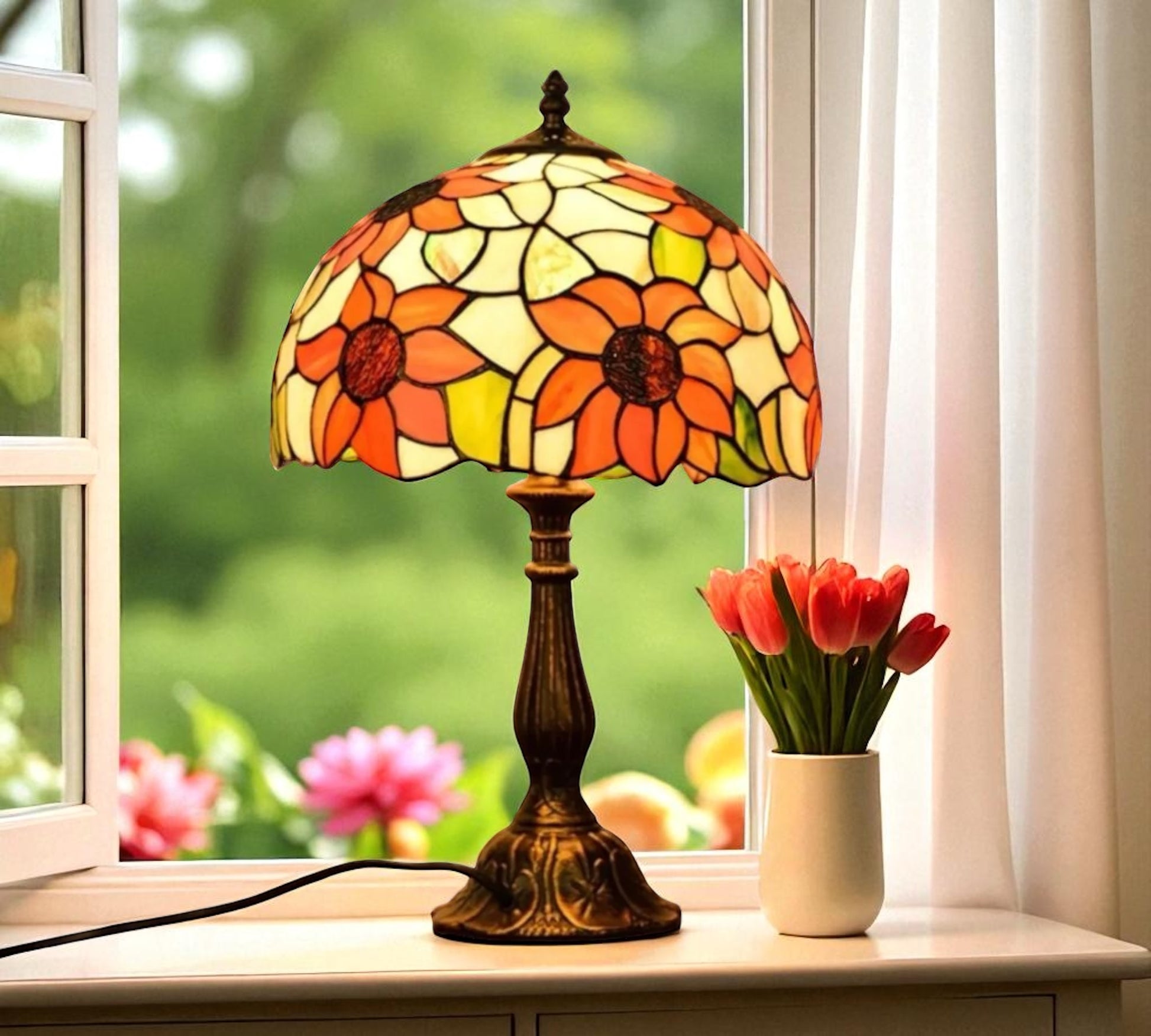 CDH 12" Tiffany Table Lamp (12068)